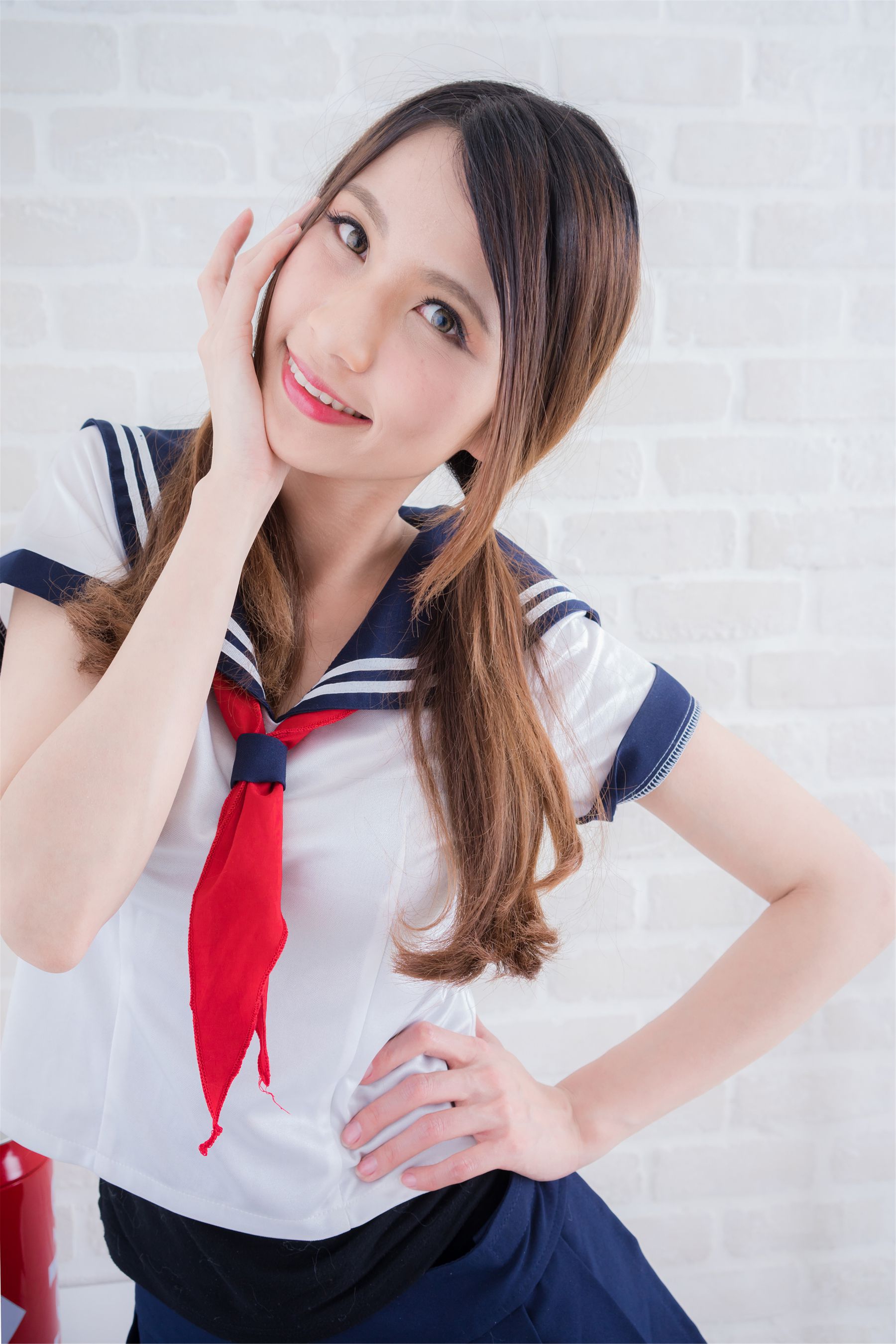 台湾正妹Candice蔡译心《清新水手服学妹》-图9