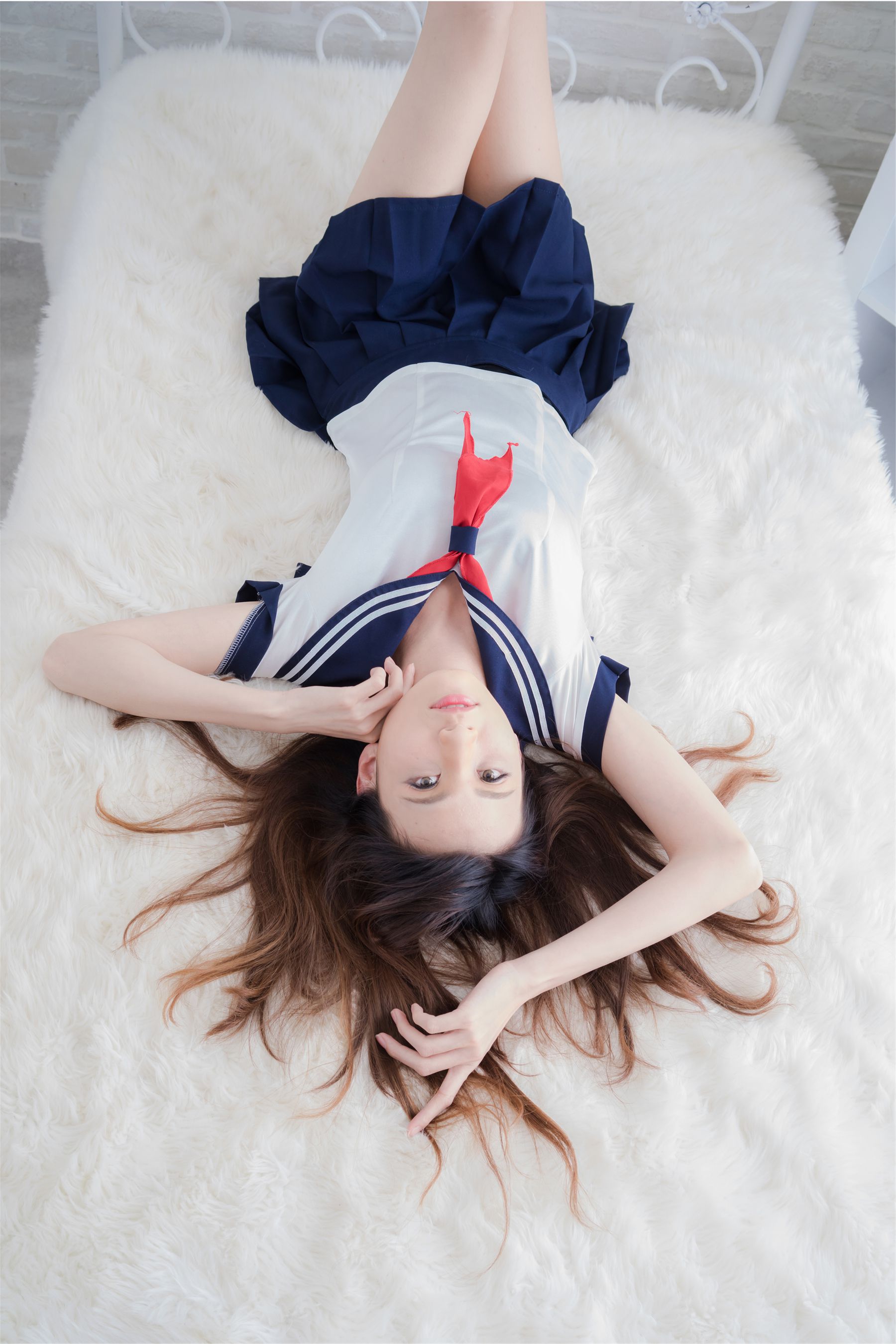 台湾正妹Candice蔡译心《清新水手服学妹》-图12