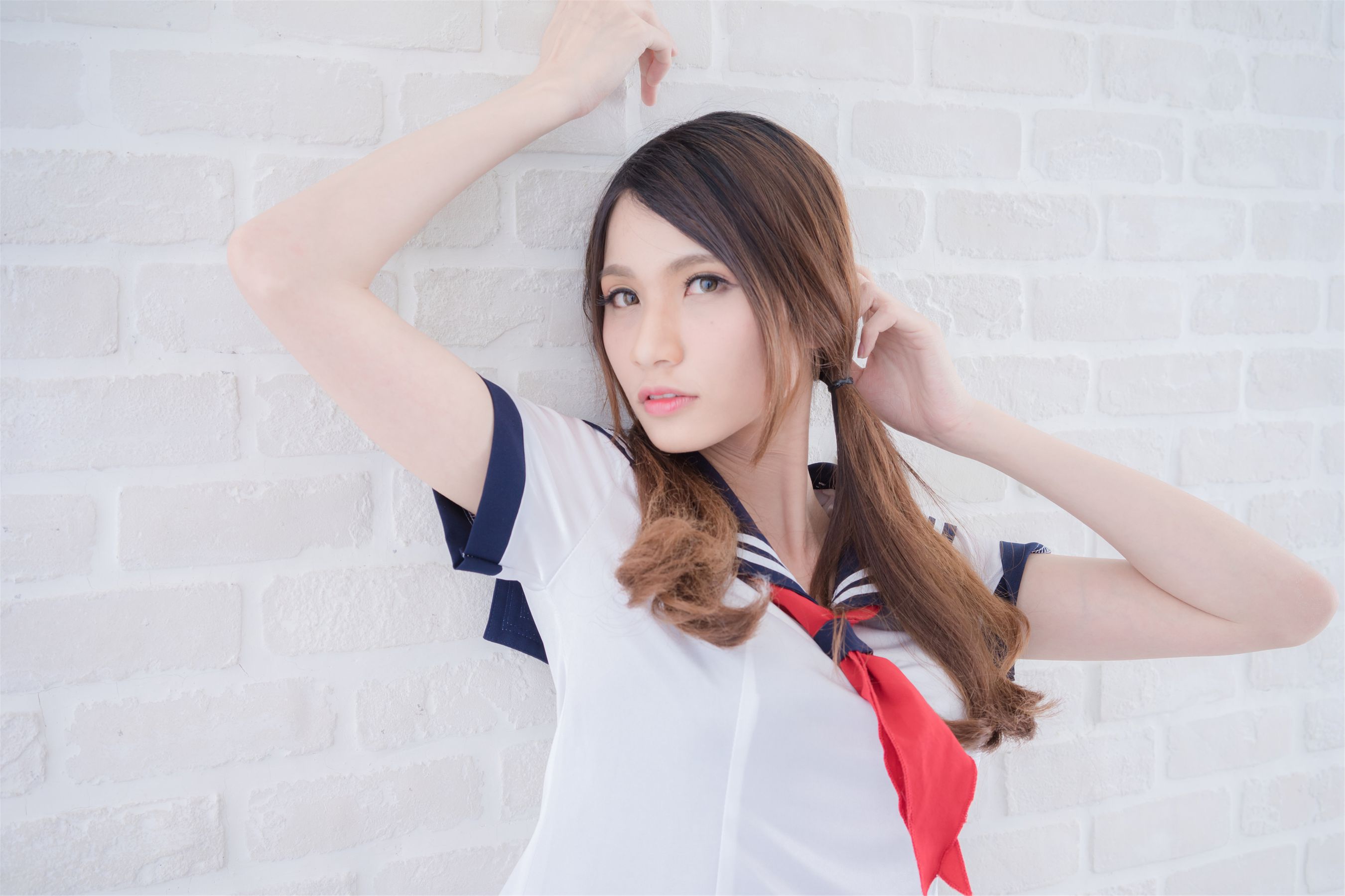 台湾正妹Candice蔡译心《清新水手服学妹》-图18