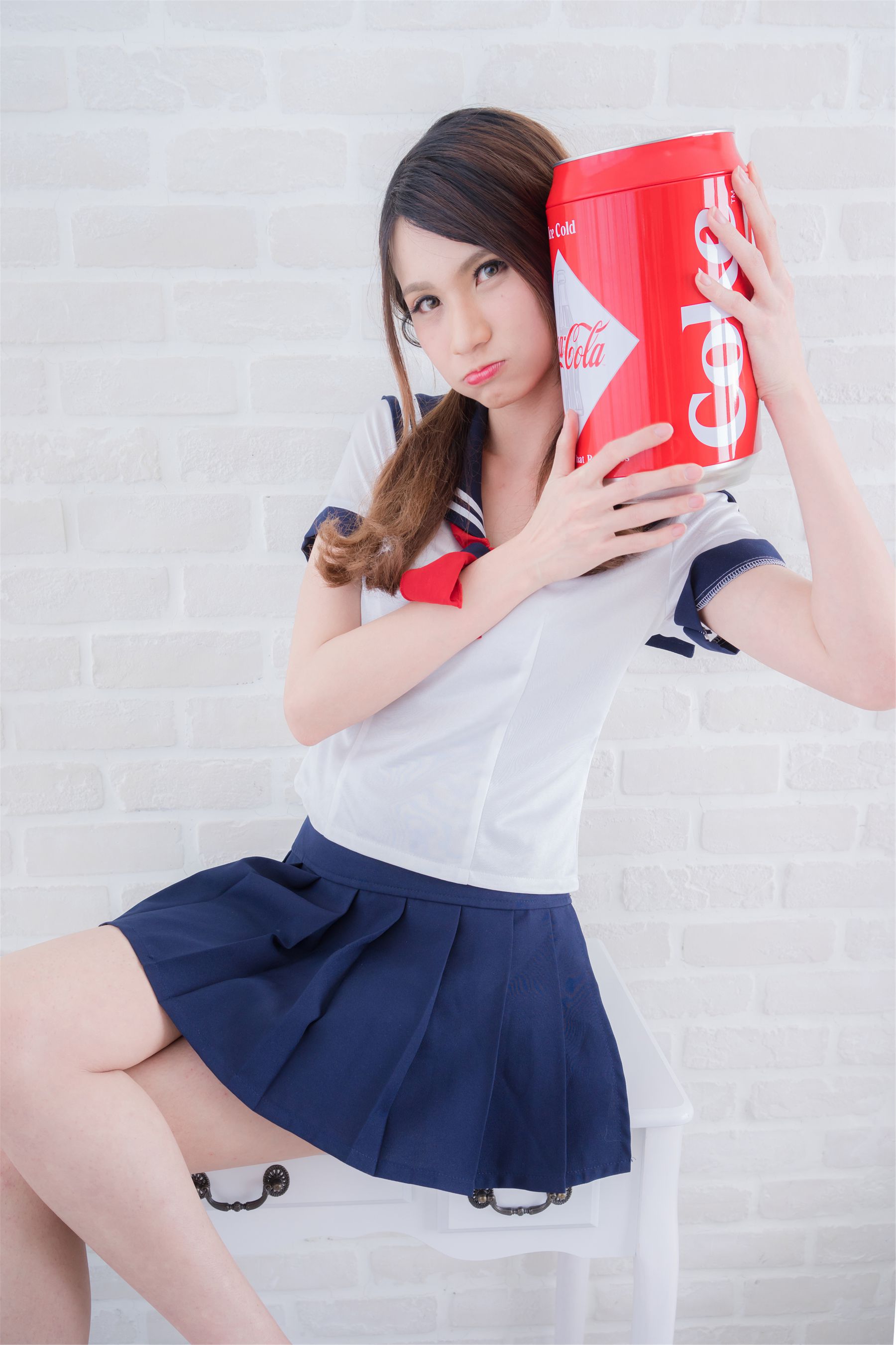 台湾正妹Candice蔡译心《清新水手服学妹》-图20