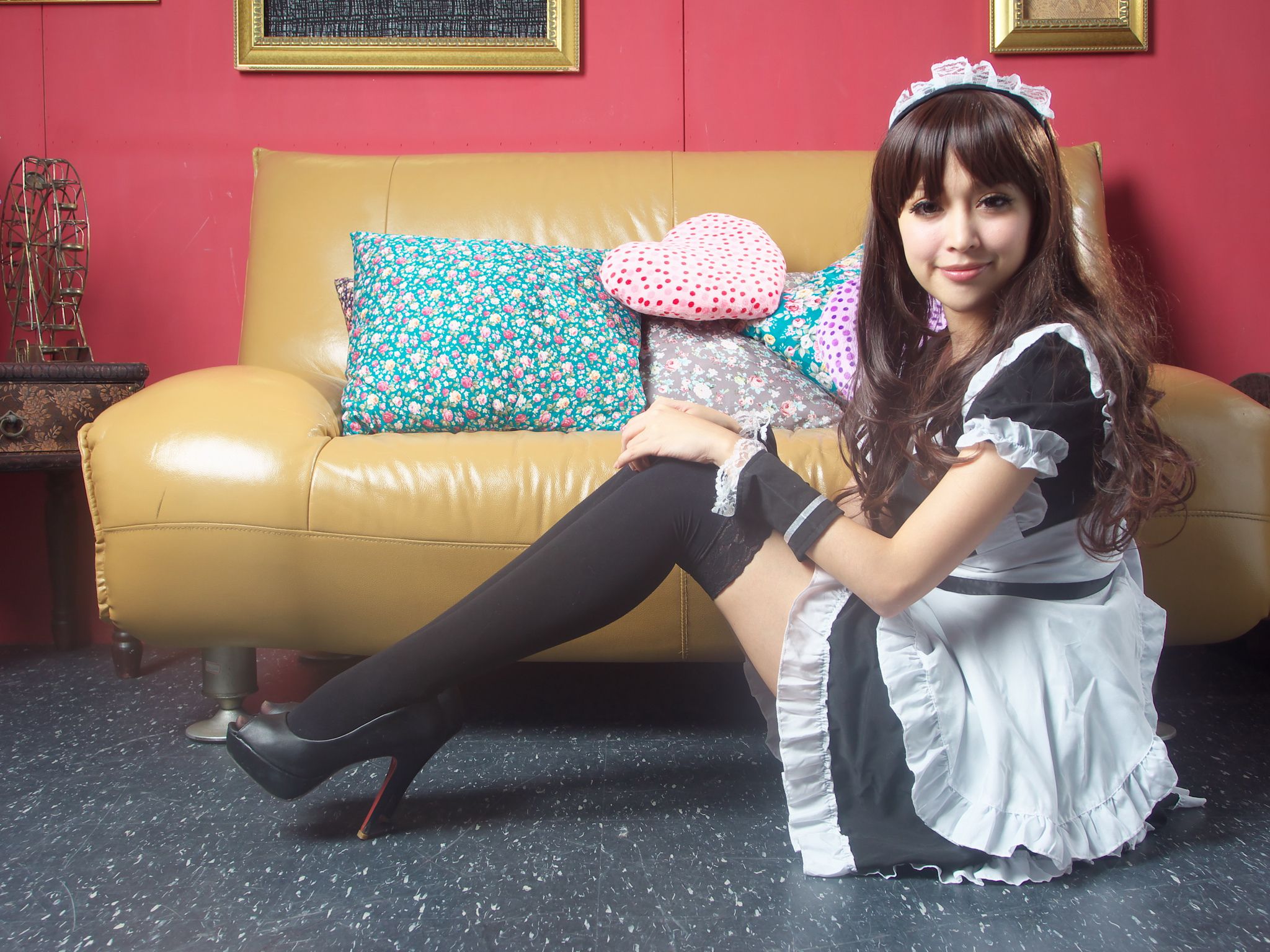 杜可薇Avy《长筒袜黑丝女仆装系列》-图16