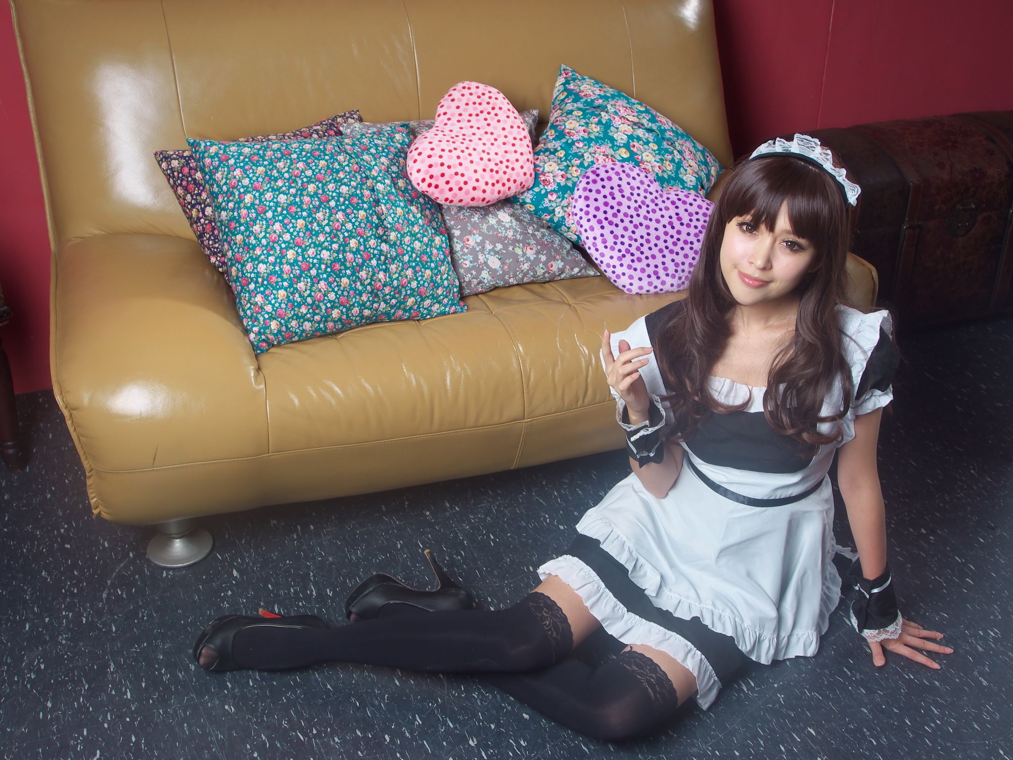 杜可薇Avy《长筒袜黑丝女仆装系列》-图18