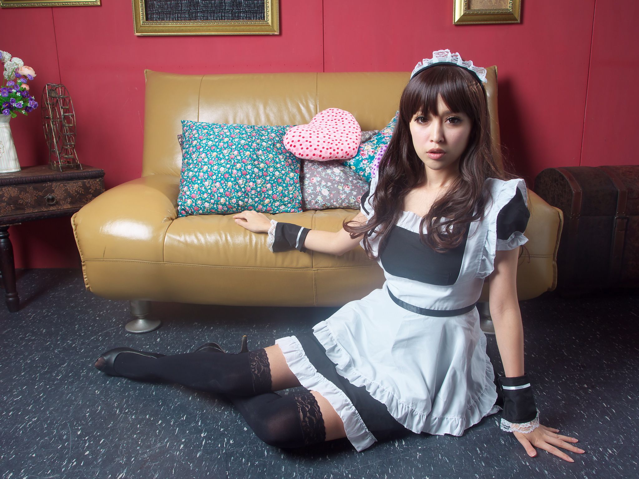 杜可薇Avy《长筒袜黑丝女仆装系列》-图19