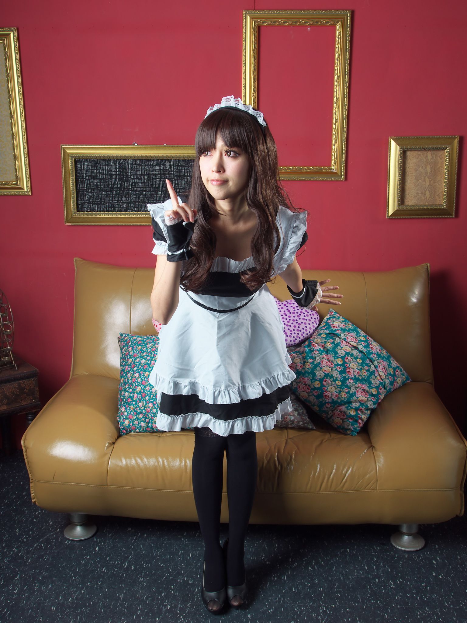 杜可薇Avy《长筒袜黑丝女仆装系列》-图22