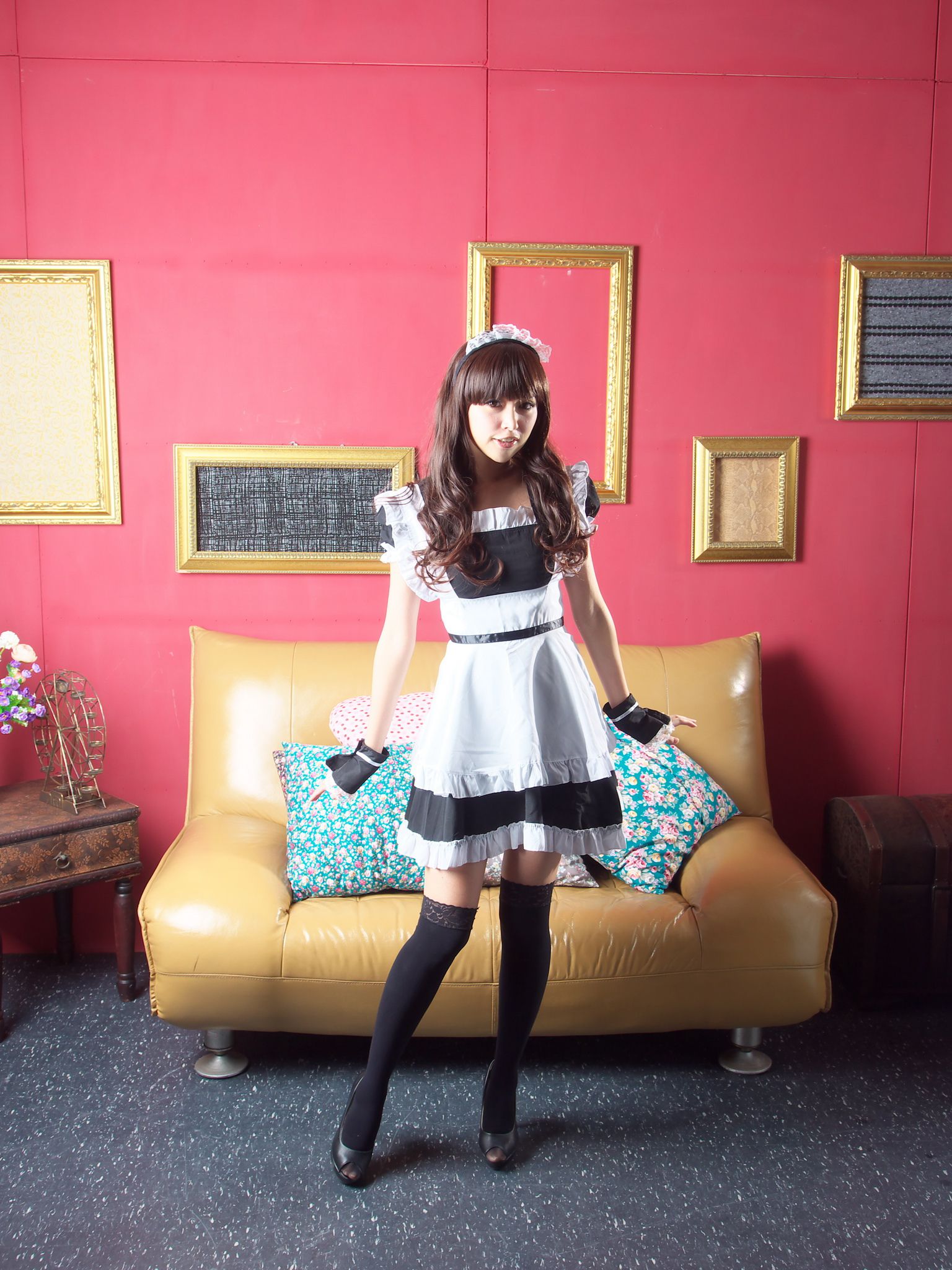杜可薇Avy《长筒袜黑丝女仆装系列》-图32