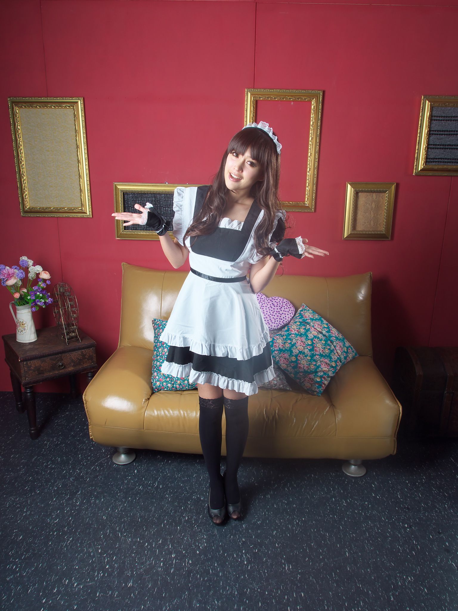 杜可薇Avy《长筒袜黑丝女仆装系列》-图5