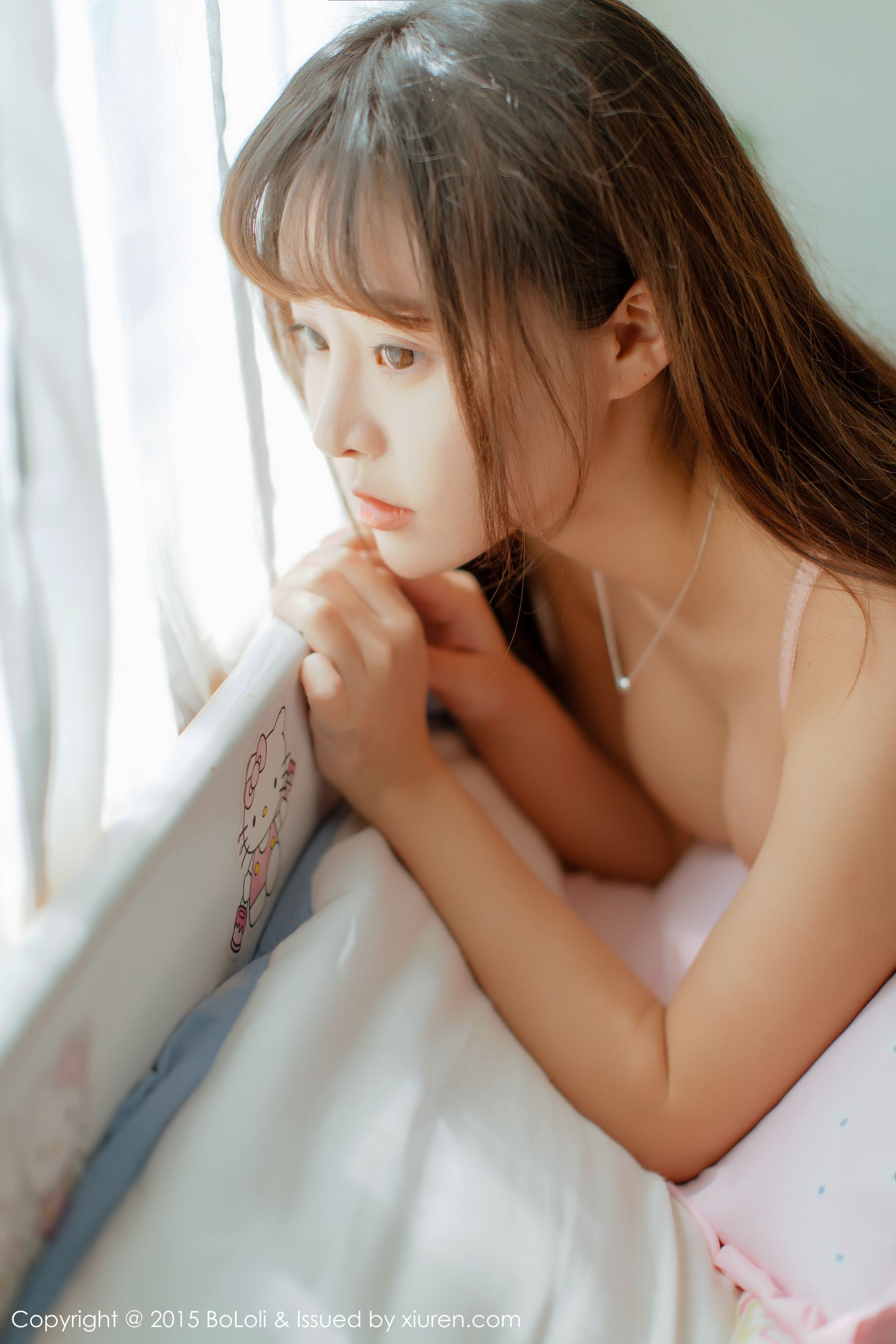 柳侑绮Sevenbaby《性感小内衣+白色吊带睡衣》  Vol.002 写真集-图1