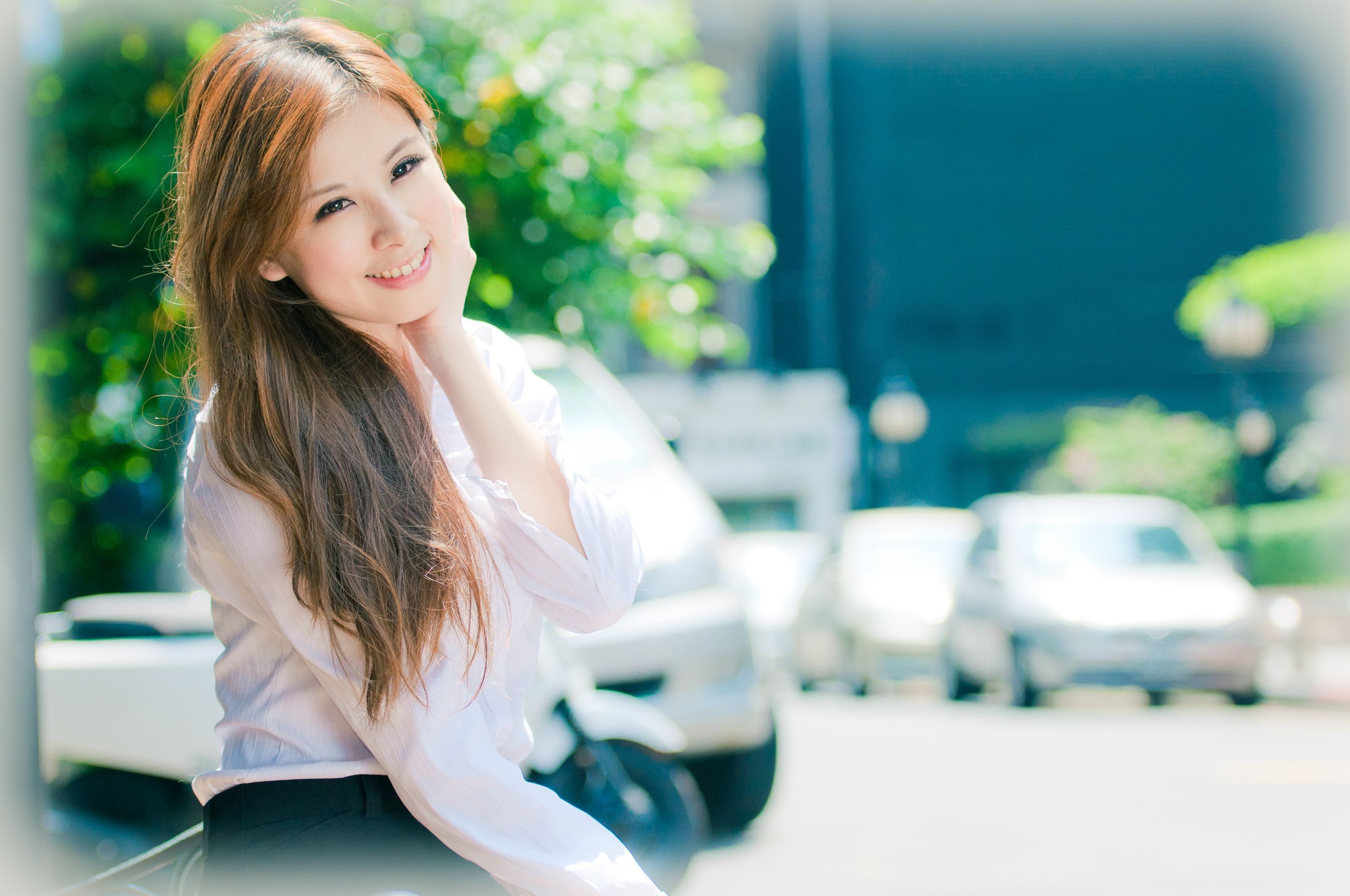 台湾美女小米Kate su《甜美长裙系列外拍》-图16