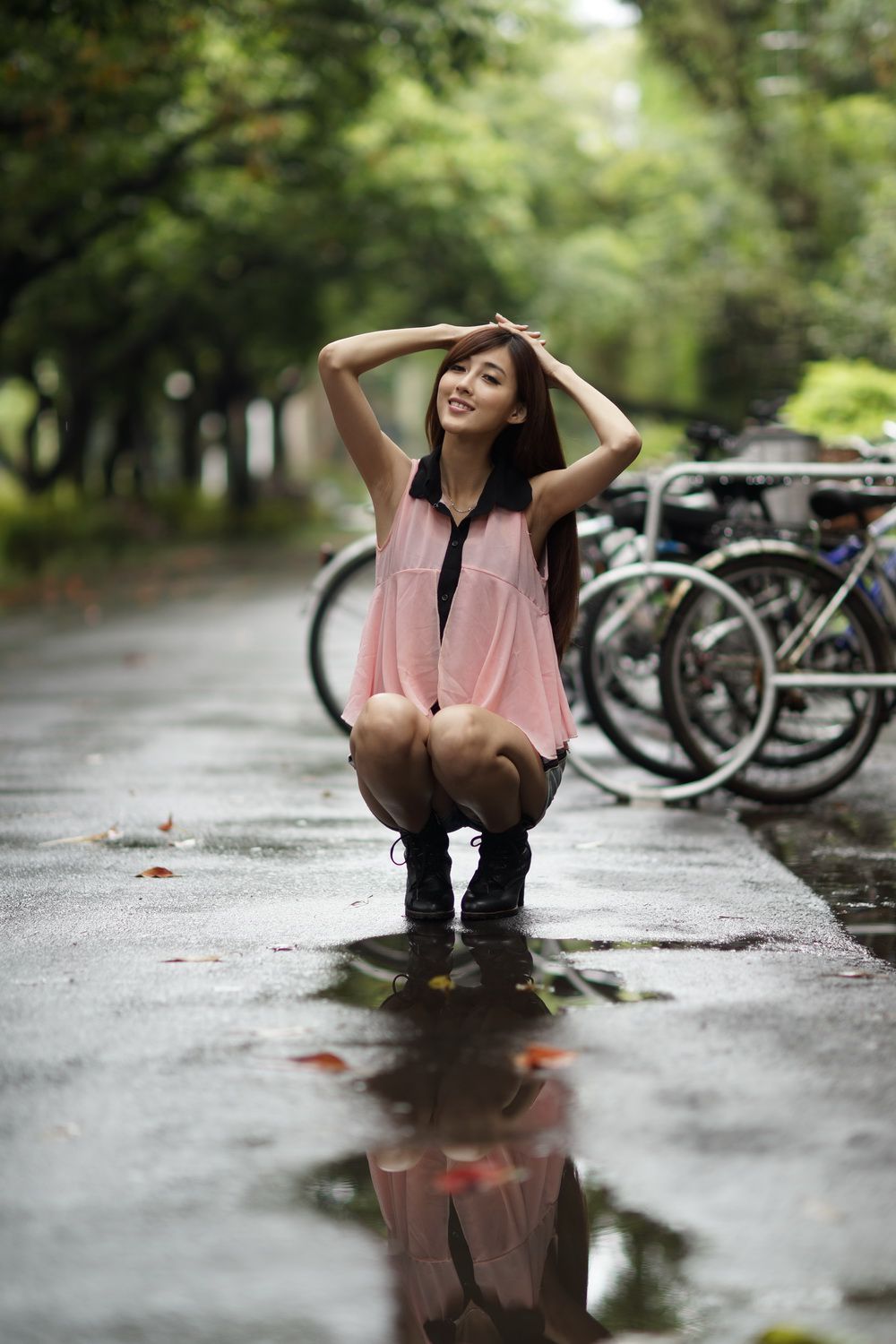 Kila晶晶/金允乔《校园美拍系列图片》写真合集-图44