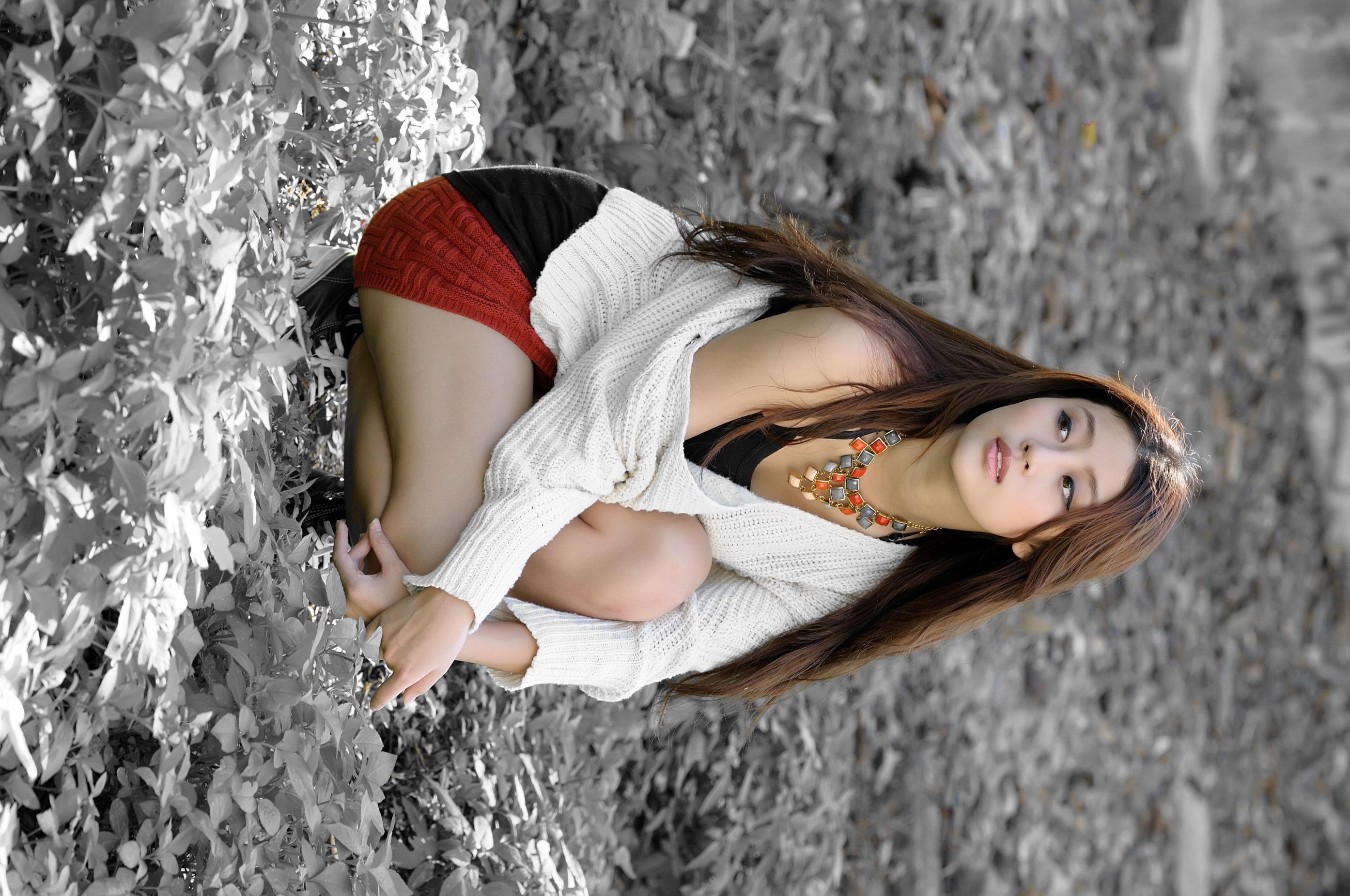 林真亦Yuna《小清新甜美外拍图片》写真合集-图16