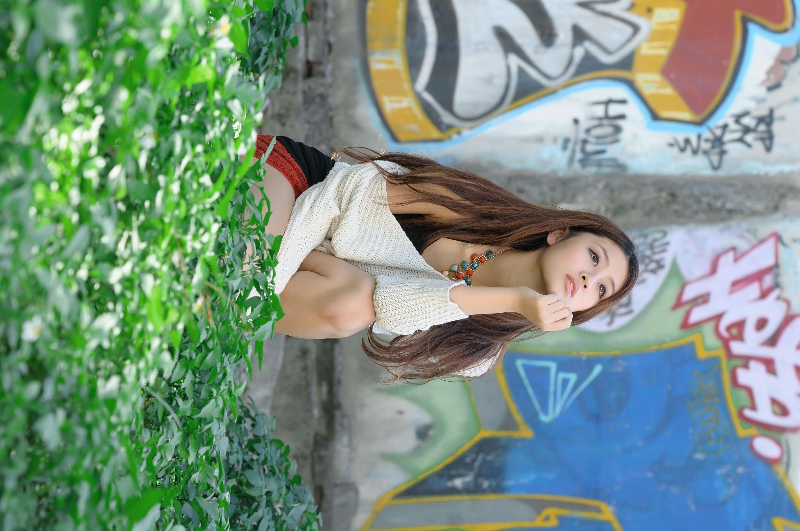 林真亦Yuna《小清新甜美外拍图片》写真合集-图17