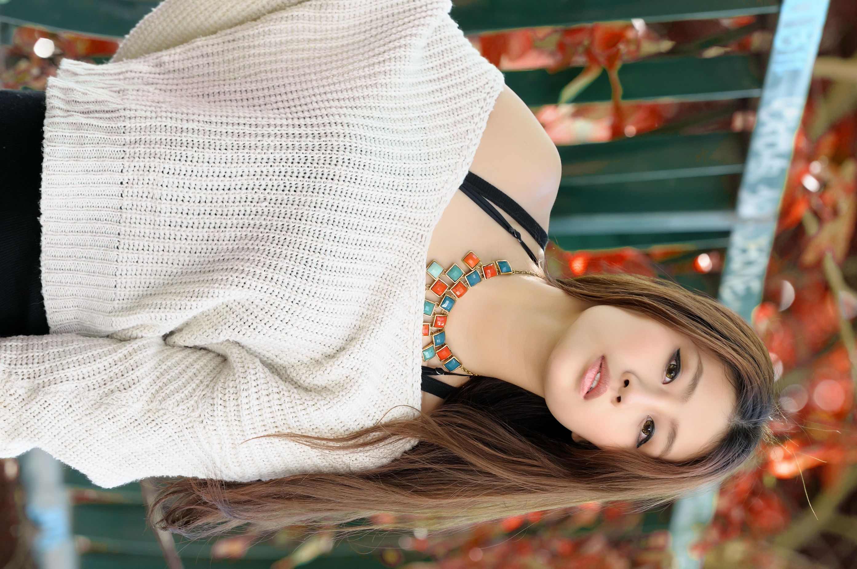 林真亦Yuna《小清新甜美外拍图片》写真合集-图24