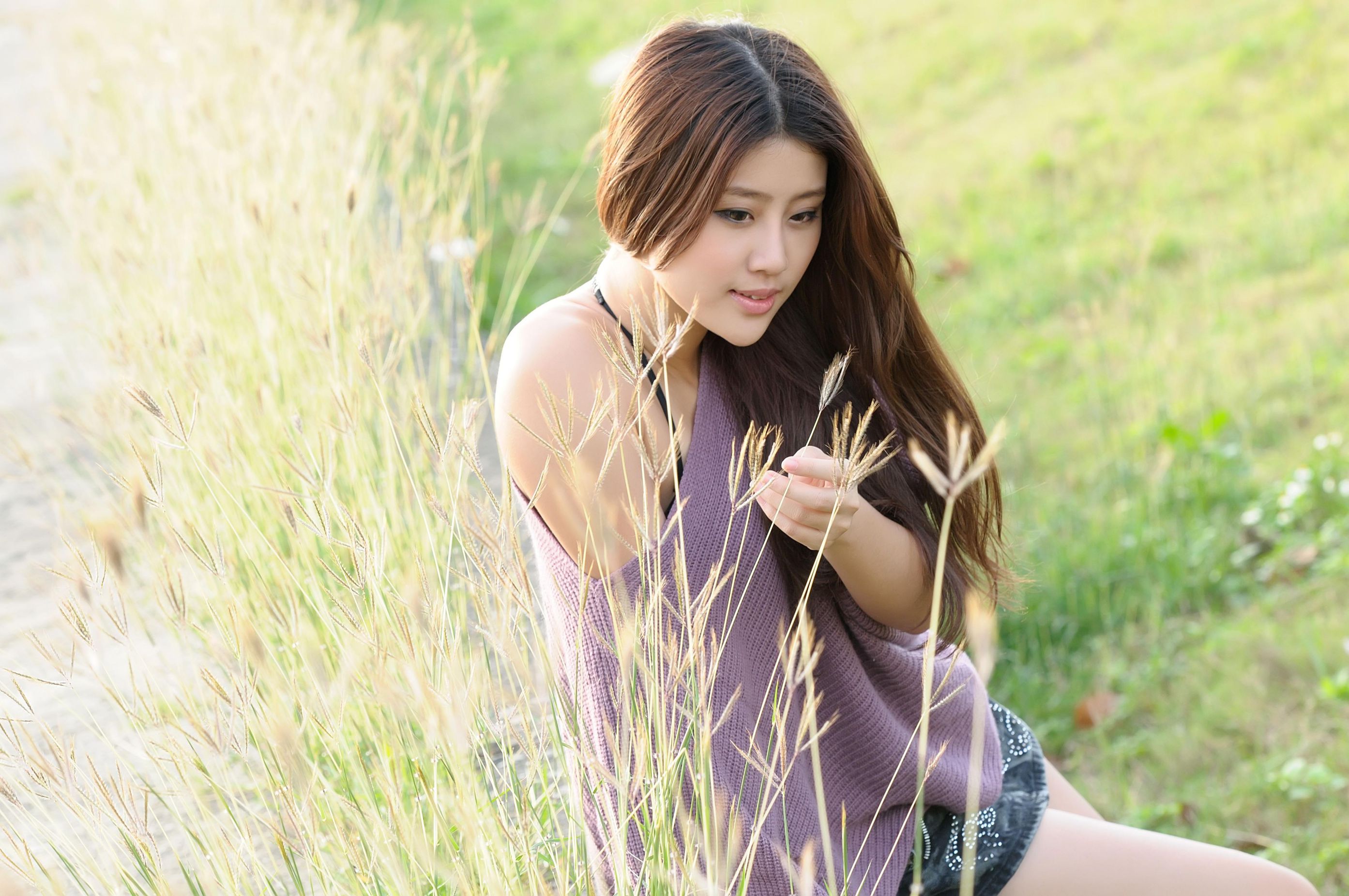 林真亦Yuna《小清新甜美外拍图片》写真合集-图25