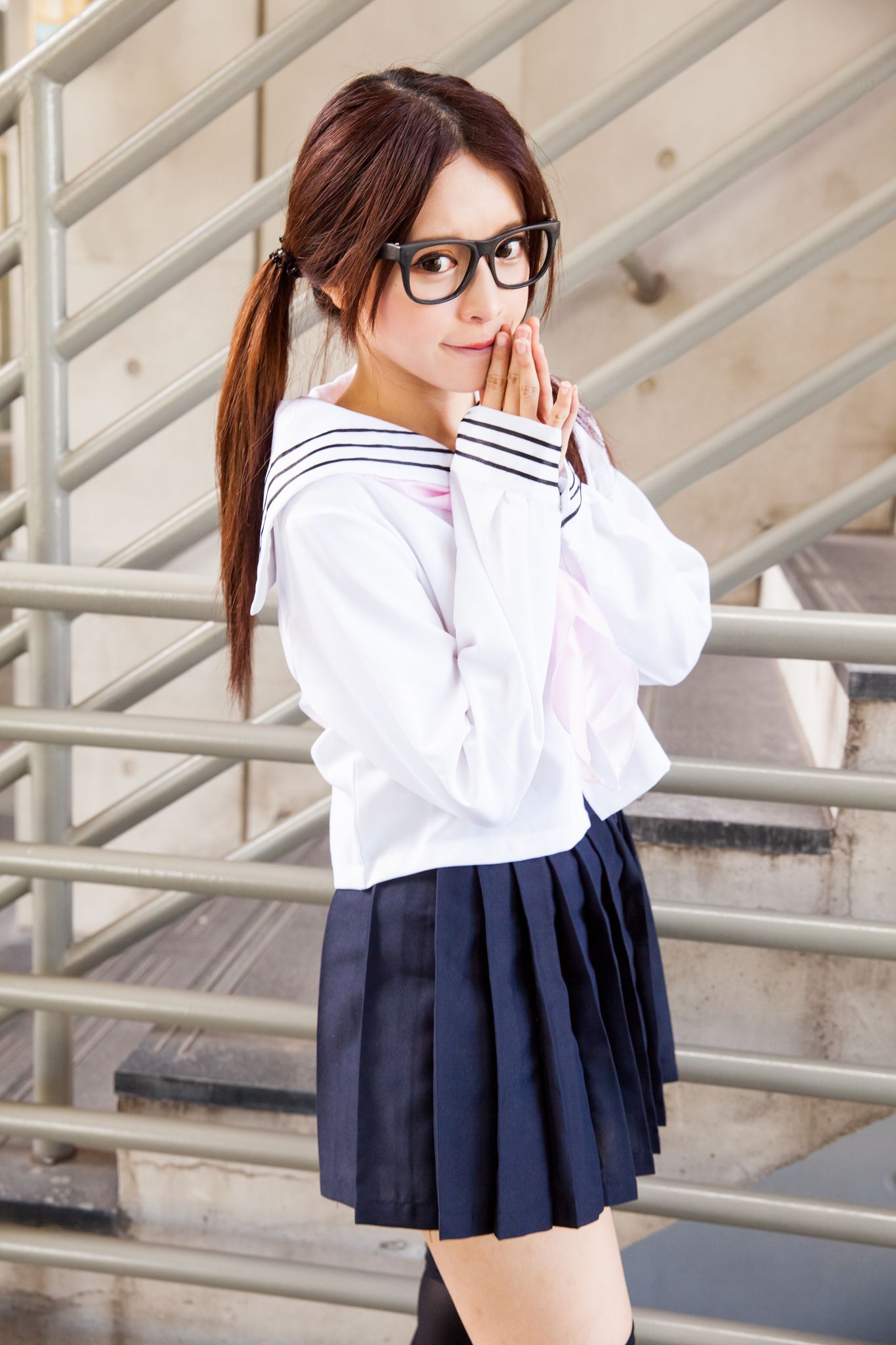 台湾美女张齐郡JULIE《长筒袜校服少女》-图11