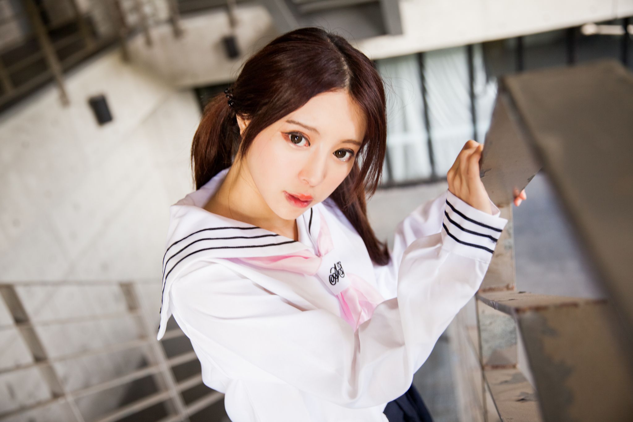 台湾美女张齐郡JULIE《长筒袜校服少女》-图14