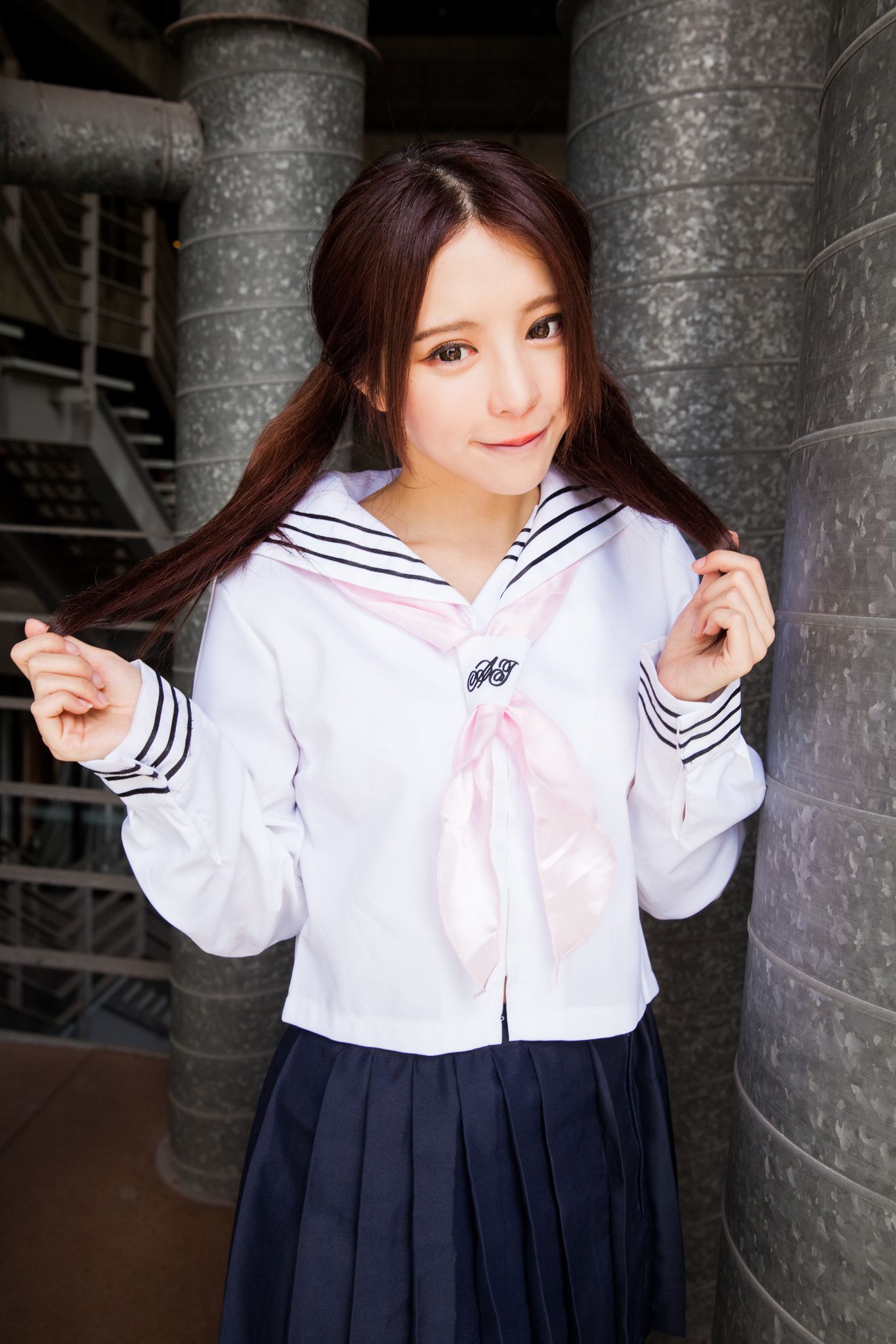 台湾美女张齐郡JULIE《长筒袜校服少女》-图26