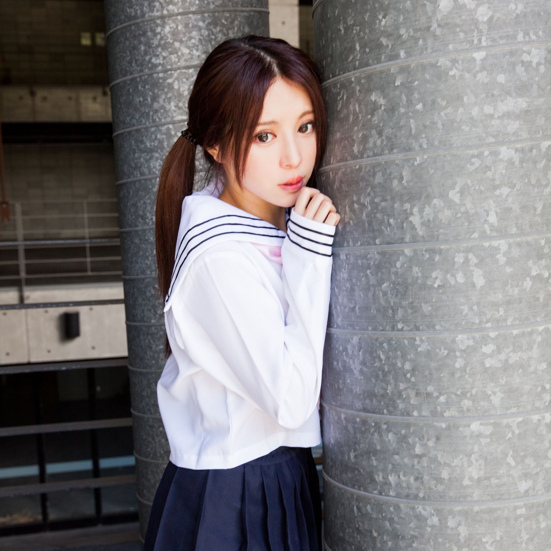 台湾美女张齐郡JULIE《长筒袜校服少女》-图34