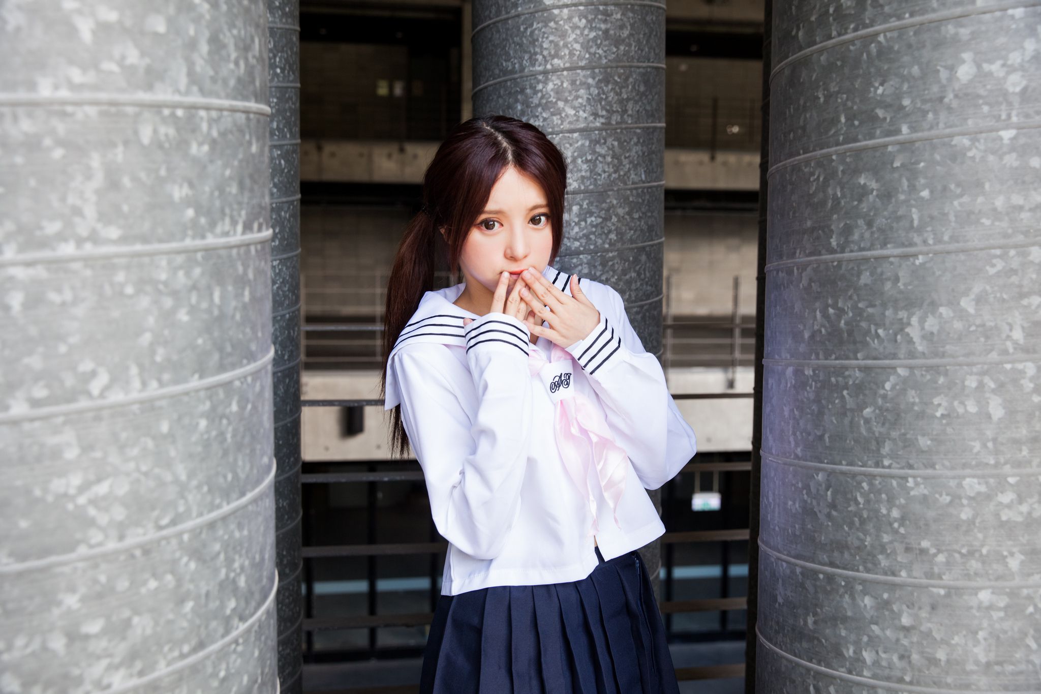 台湾美女张齐郡JULIE《长筒袜校服少女》-图41