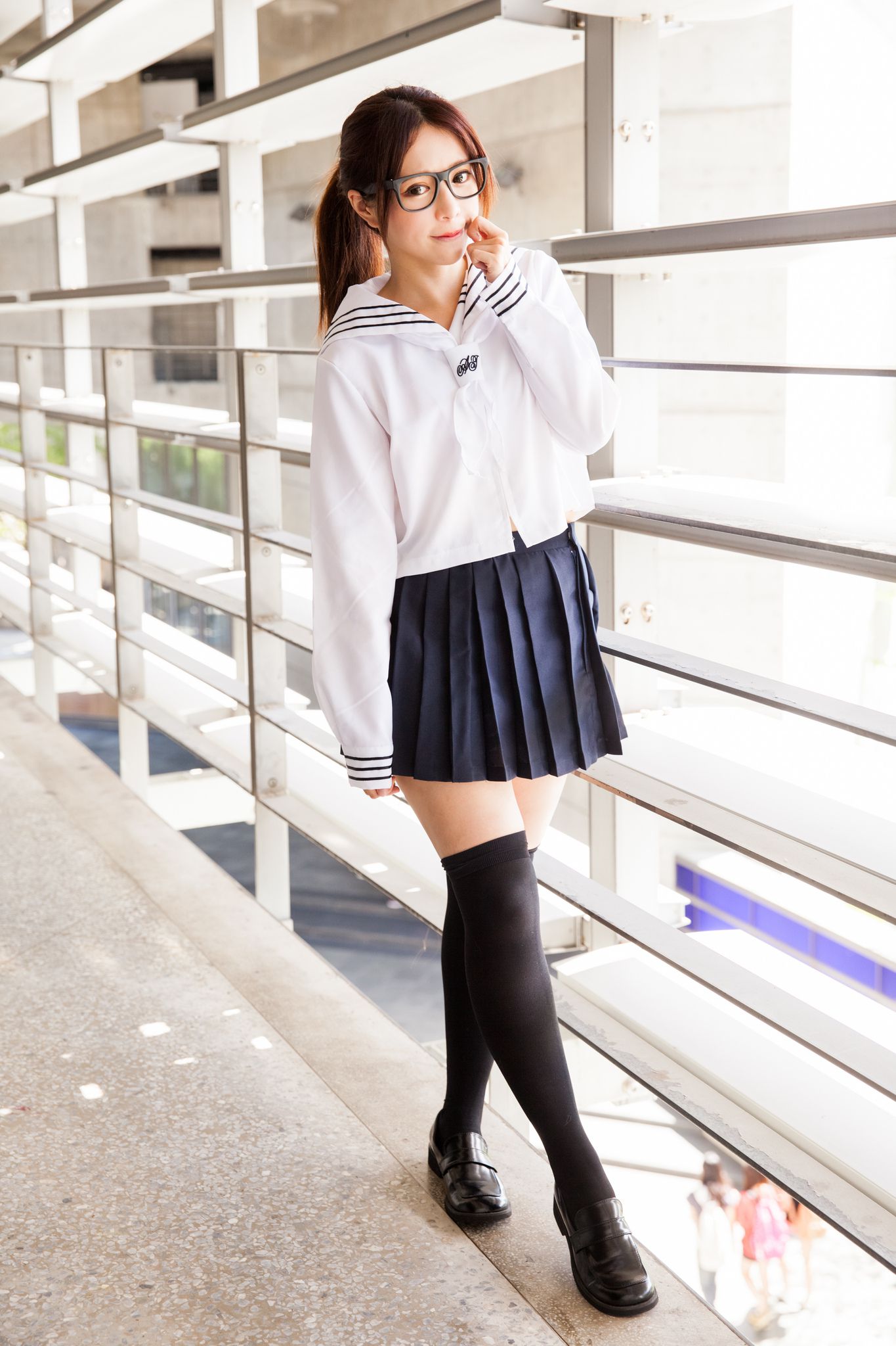 台湾美女张齐郡JULIE《长筒袜校服少女》-图47