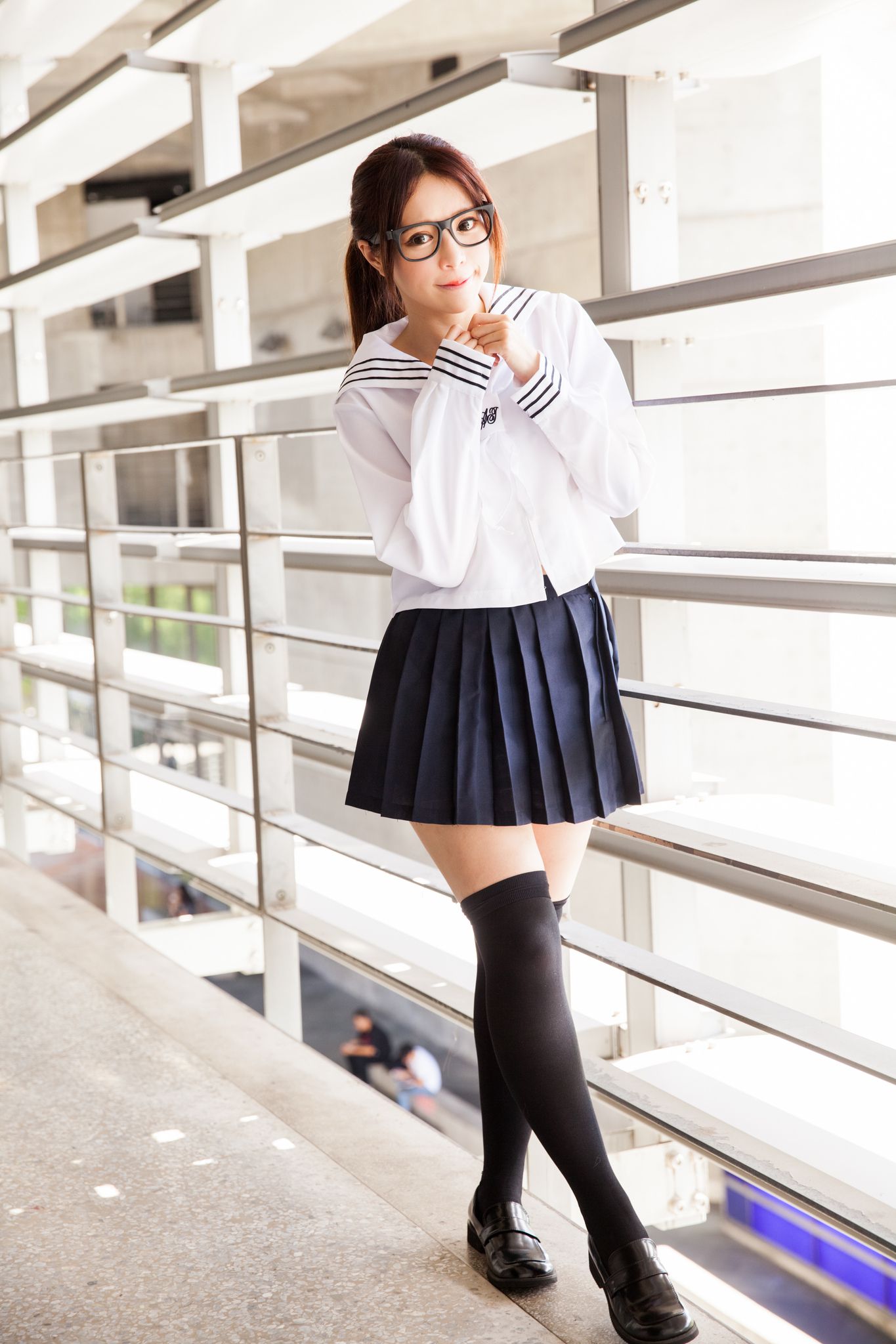 台湾美女张齐郡JULIE《长筒袜校服少女》-图49