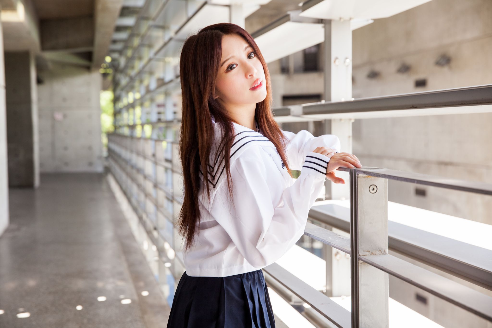 台湾美女张齐郡JULIE《长筒袜校服少女》-图69