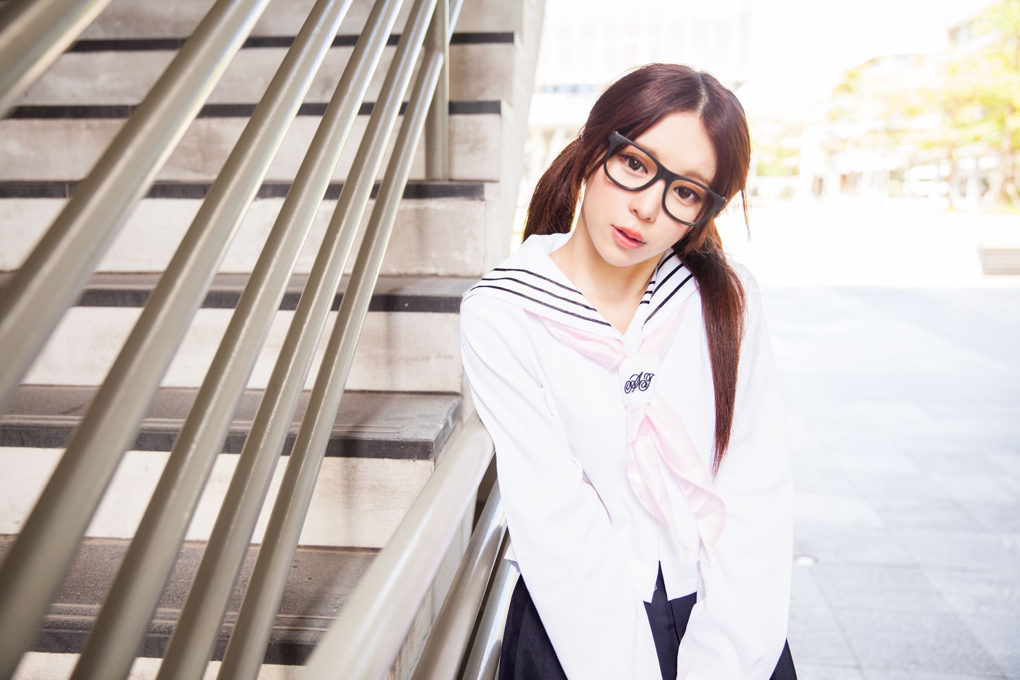 台湾美女张齐郡JULIE《长筒袜校服少女》-图7