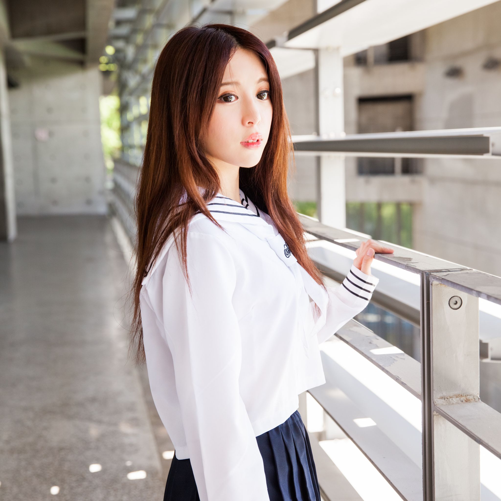 台湾美女张齐郡JULIE《长筒袜校服少女》-图82