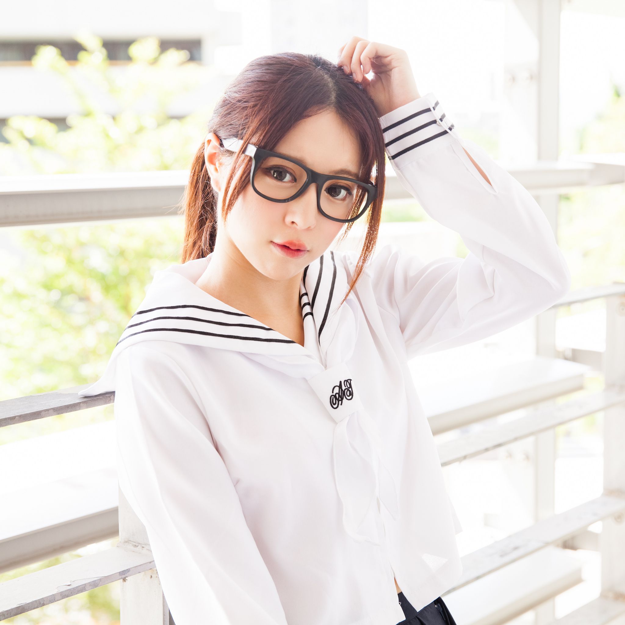 台湾美女张齐郡JULIE《长筒袜校服少女》-图85