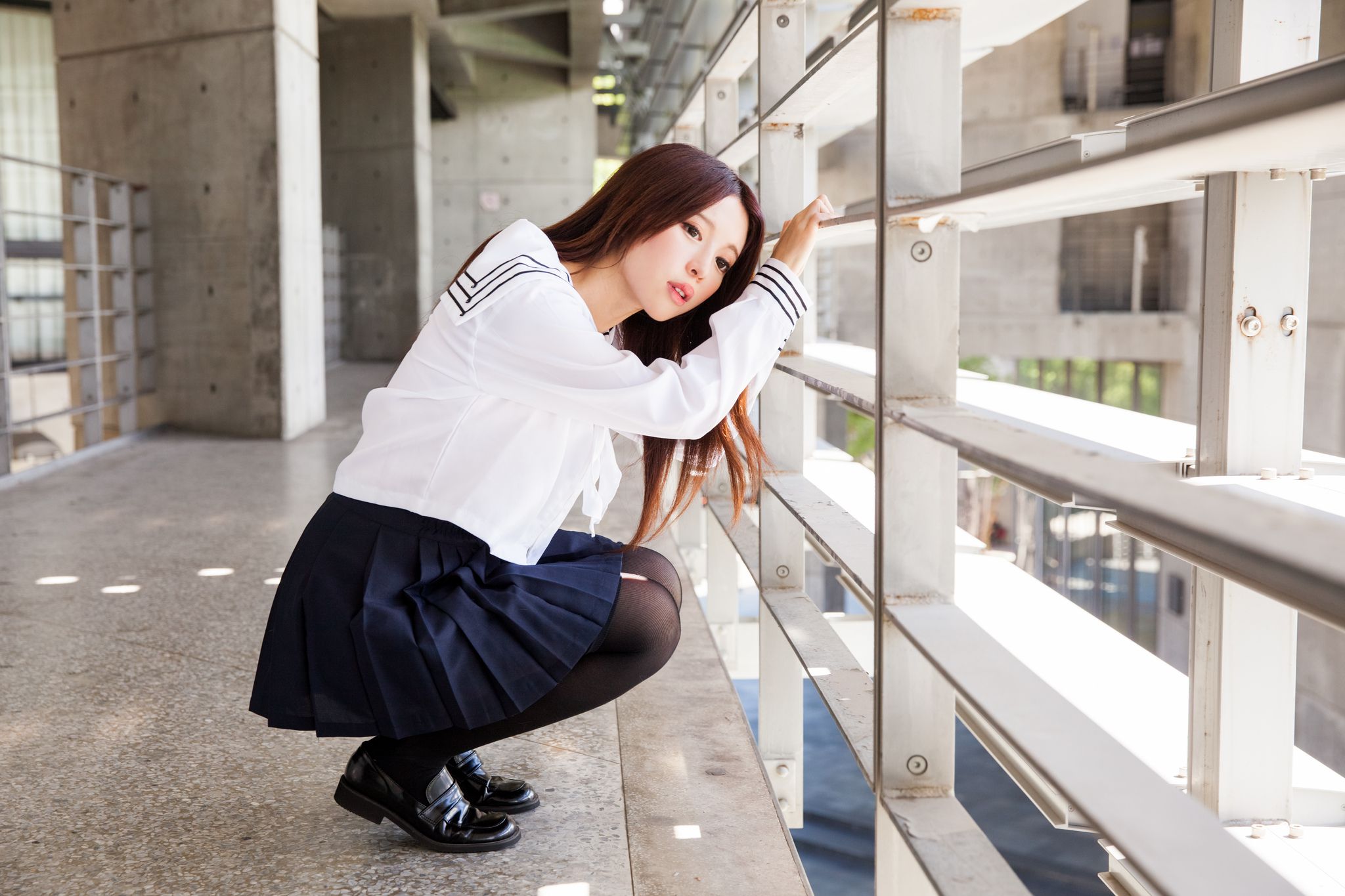 台湾美女张齐郡JULIE《长筒袜校服少女》-图91