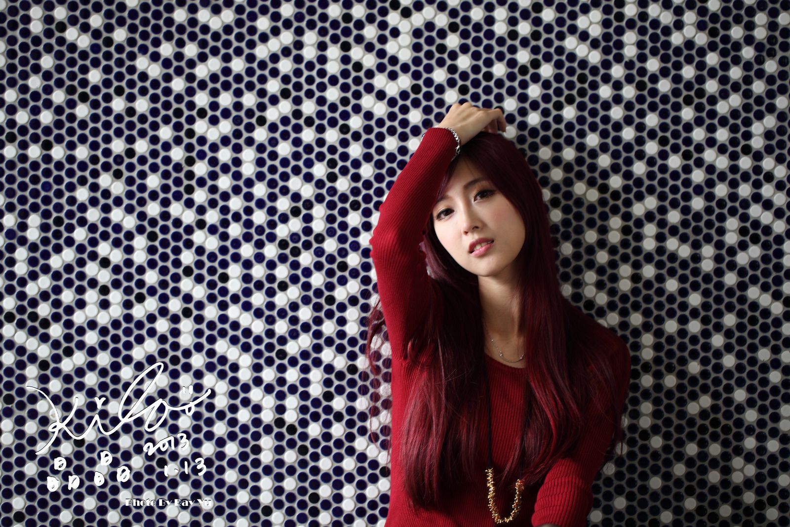 金允乔/Kila晶晶《黑丝套裙街拍》-图9