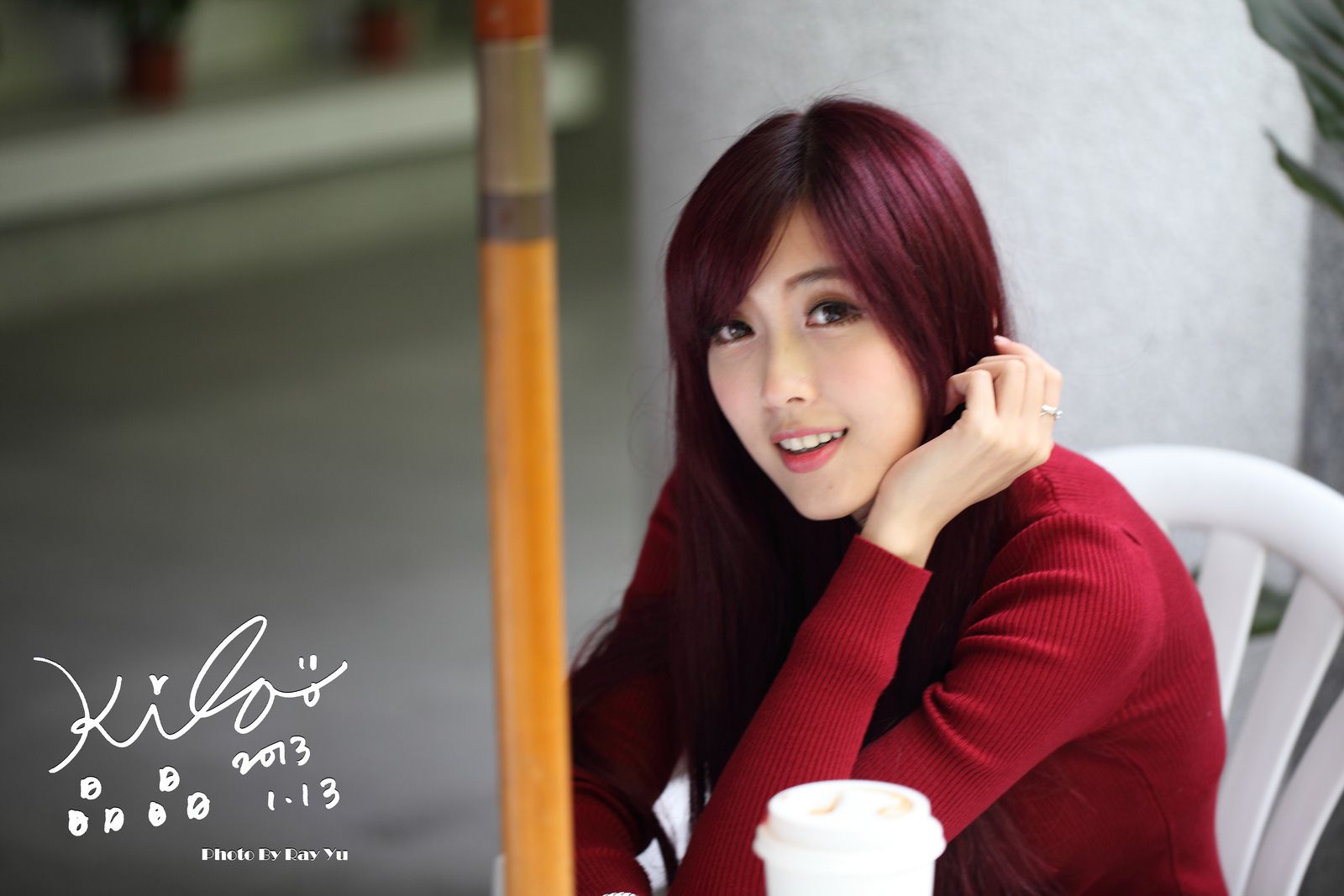 金允乔/Kila晶晶《黑丝套裙街拍》-图17