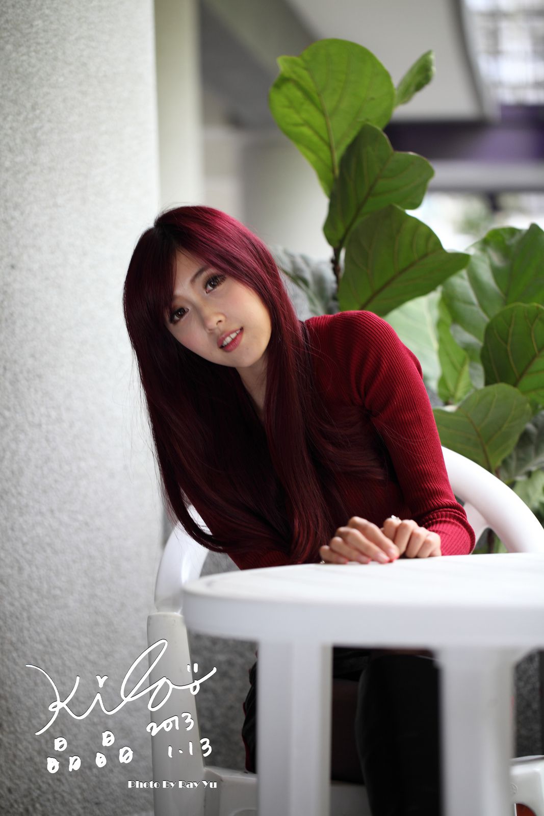 金允乔/Kila晶晶《黑丝套裙街拍》-图18