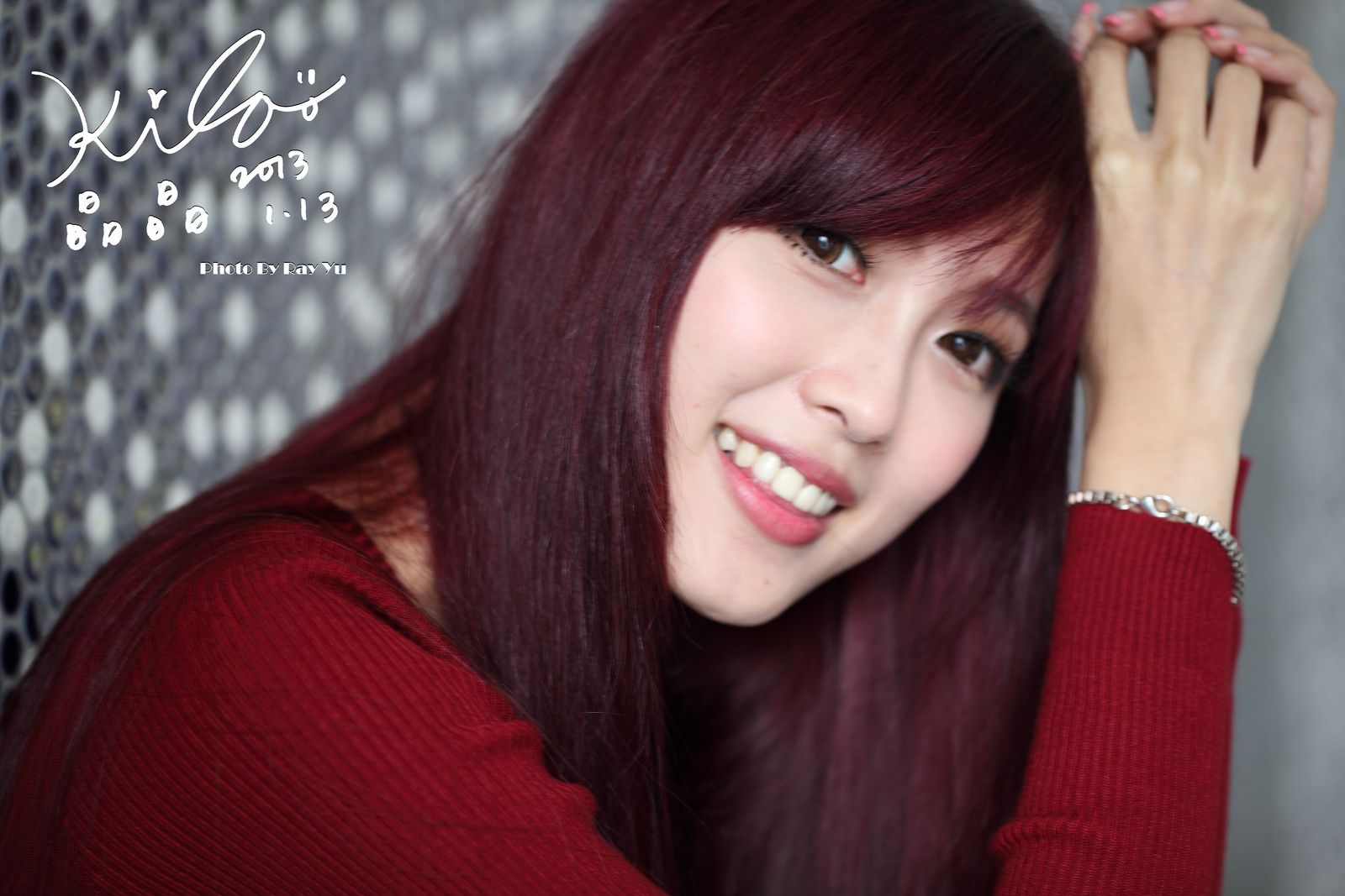 金允乔/Kila晶晶《黑丝套裙街拍》-图1