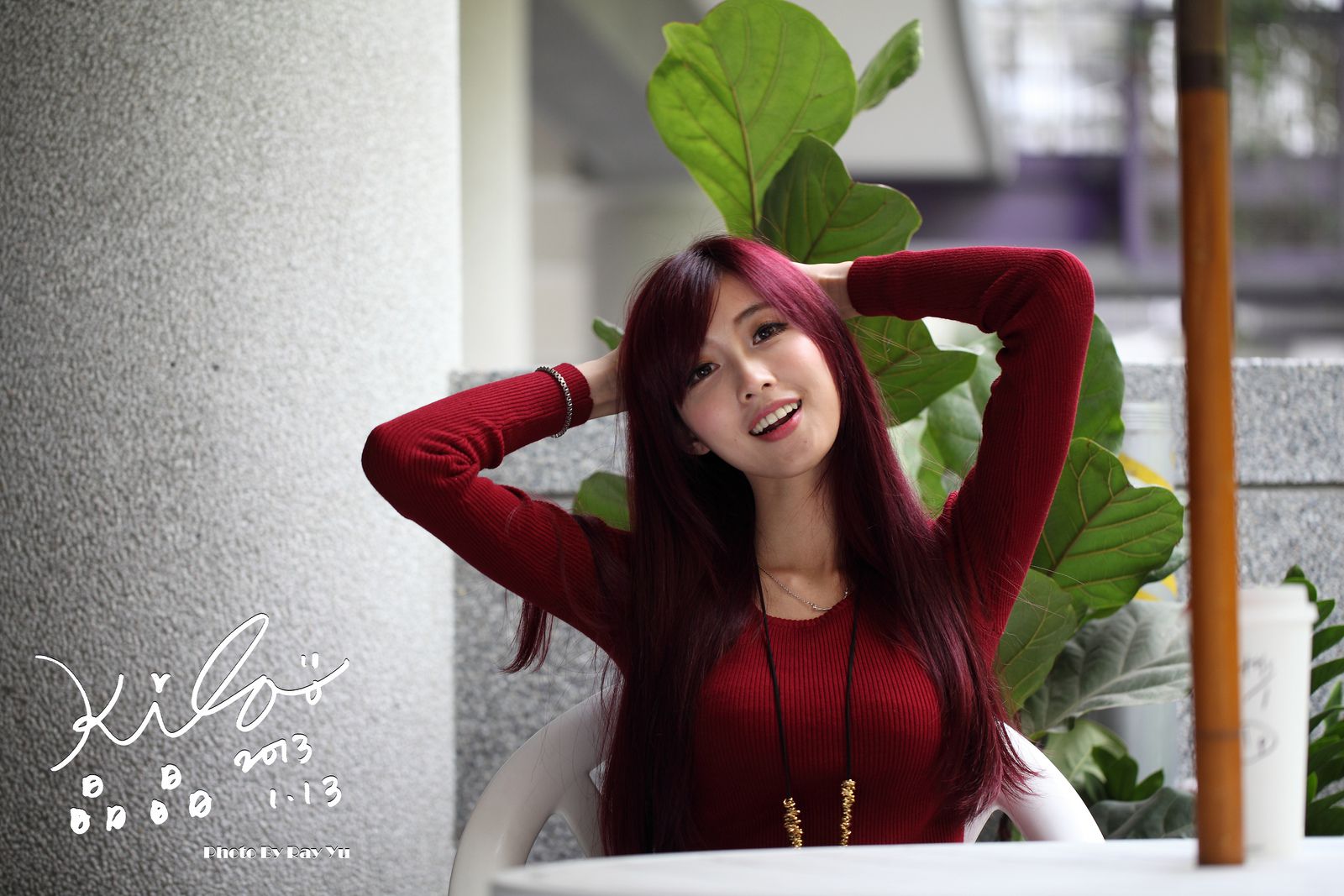 金允乔/Kila晶晶《黑丝套裙街拍》-图22