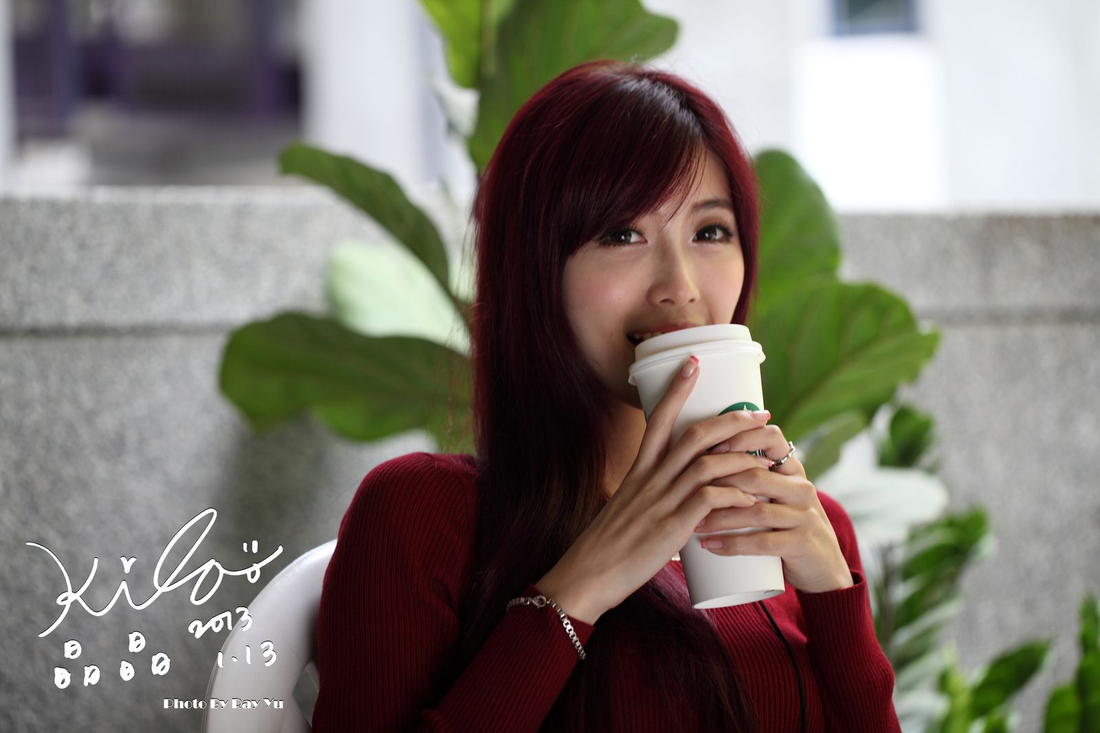 金允乔/Kila晶晶《黑丝套裙街拍》-图25