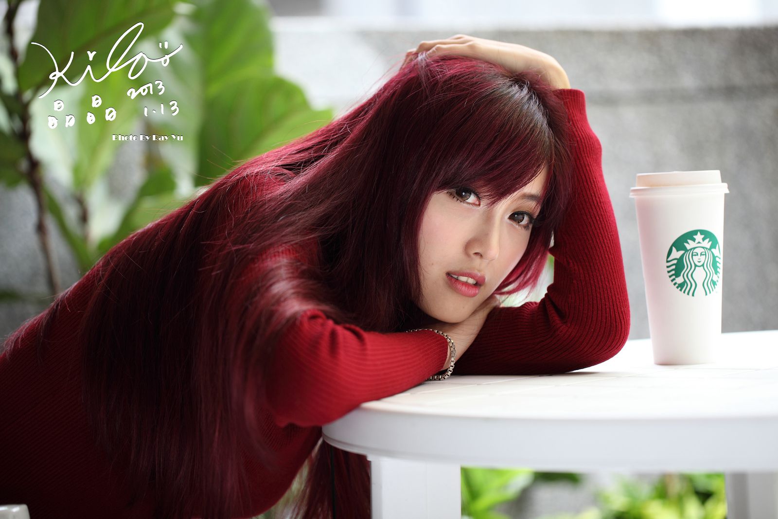 金允乔/Kila晶晶《黑丝套裙街拍》-图29