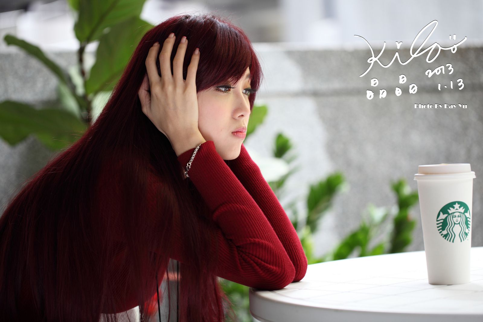 金允乔/Kila晶晶《黑丝套裙街拍》-图30