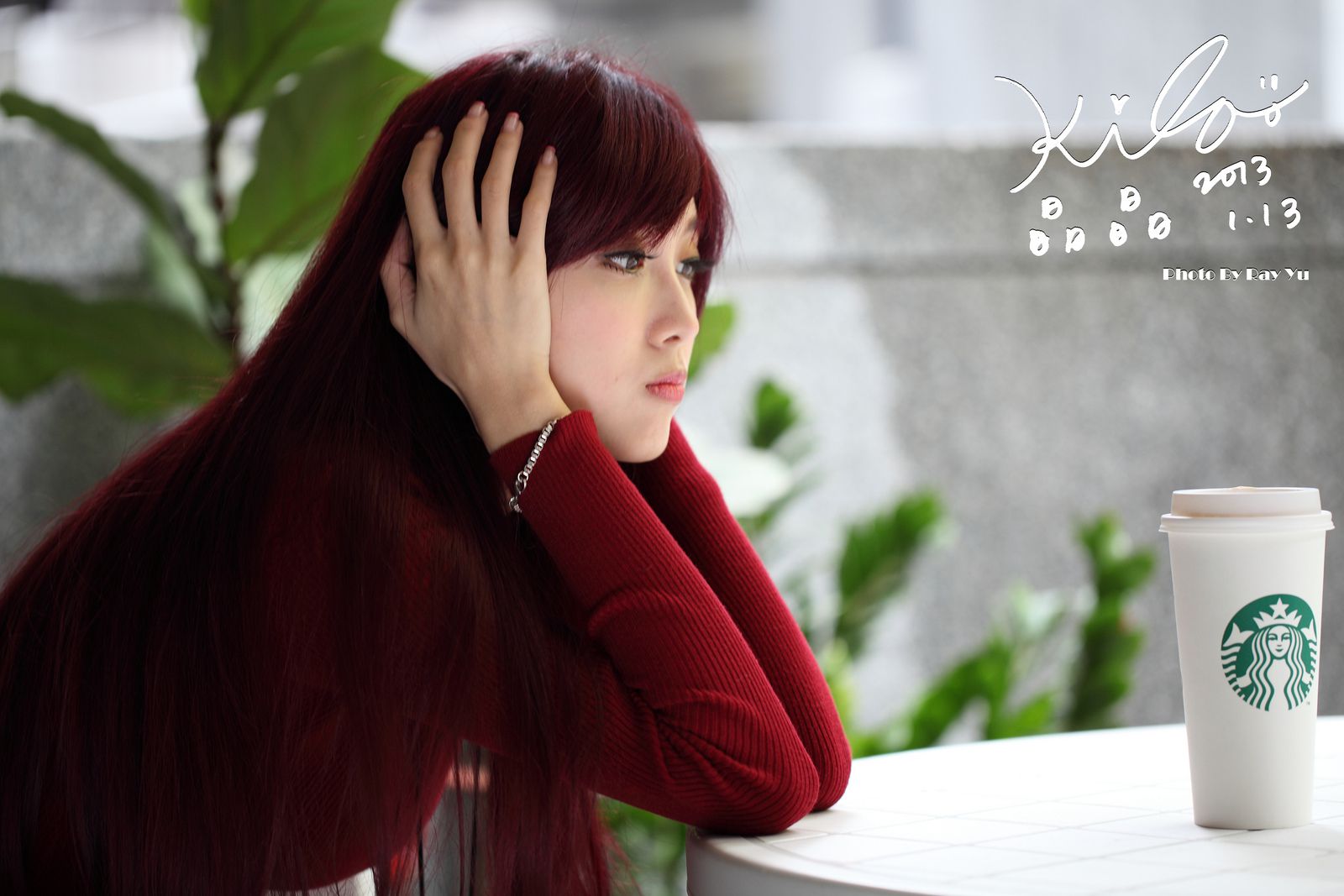 金允乔/Kila晶晶《黑丝套裙街拍》-图31