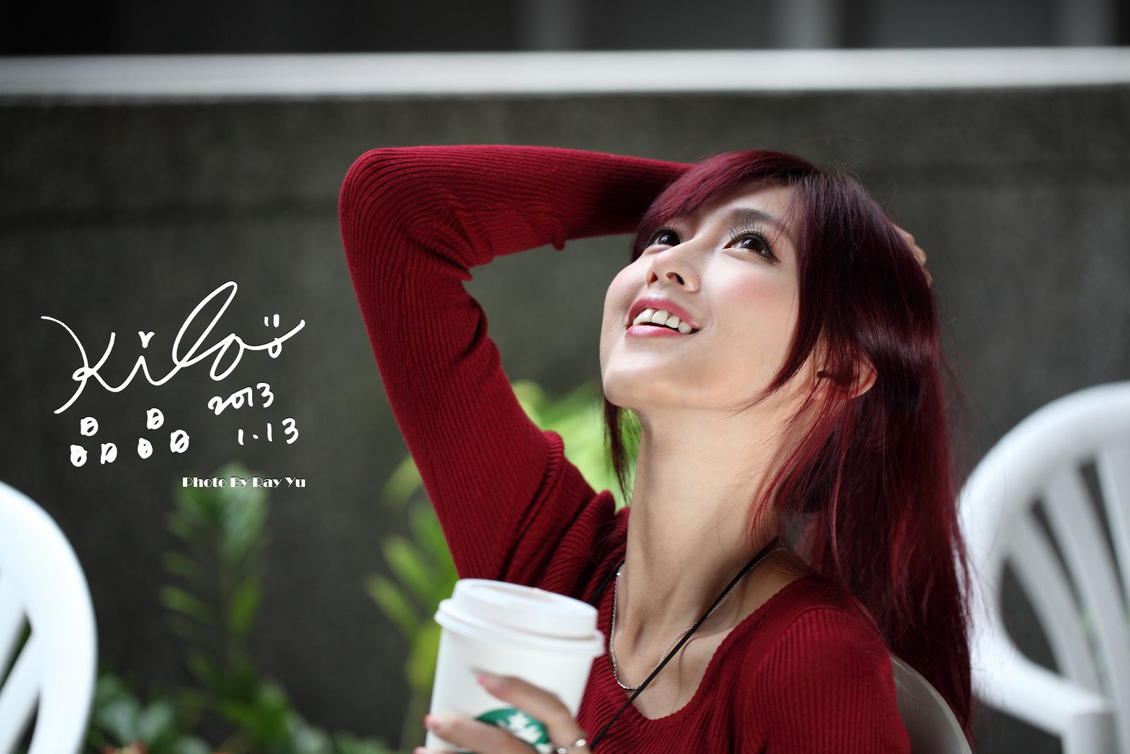 金允乔/Kila晶晶《黑丝套裙街拍》-图35