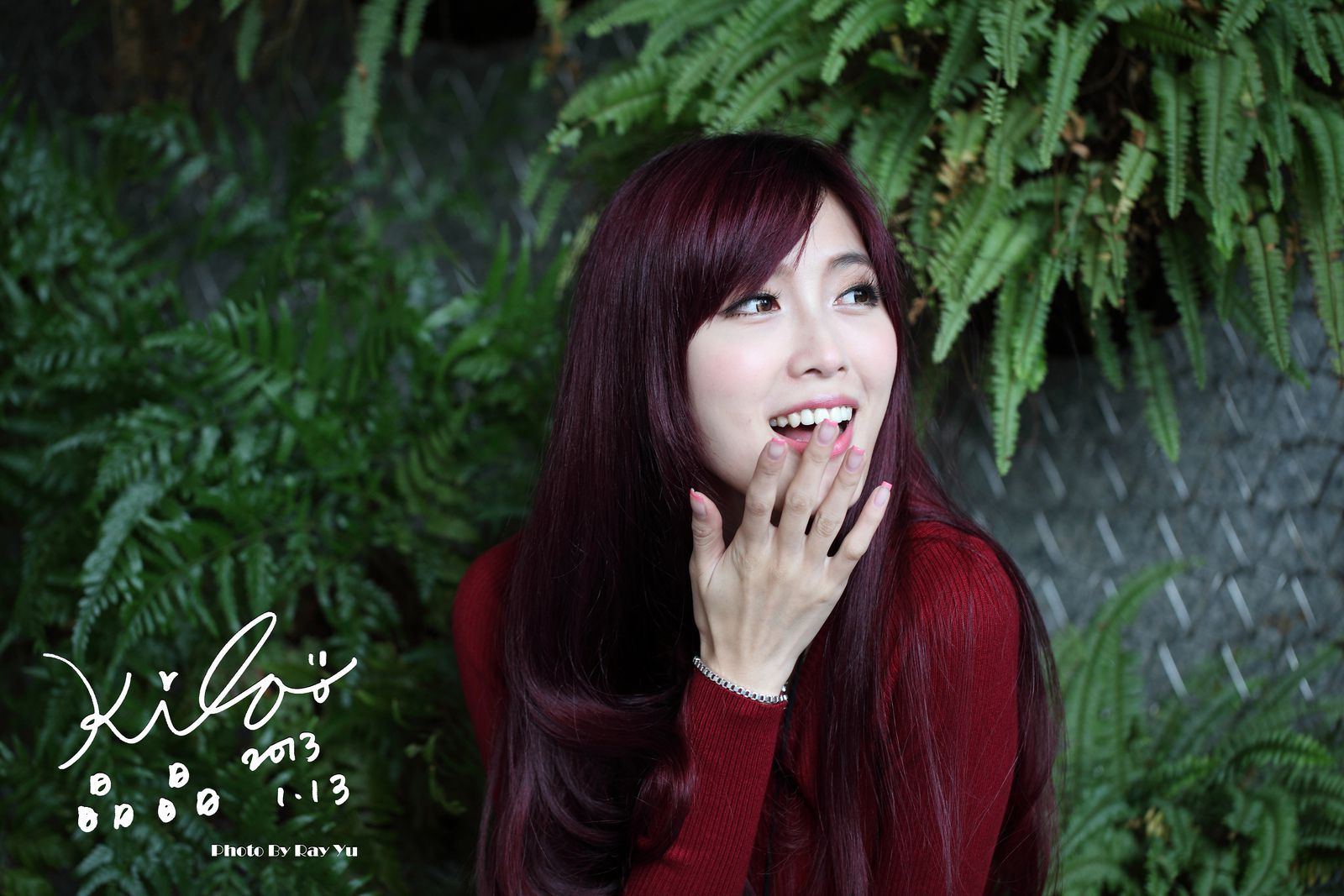 金允乔/Kila晶晶《黑丝套裙街拍》-图43