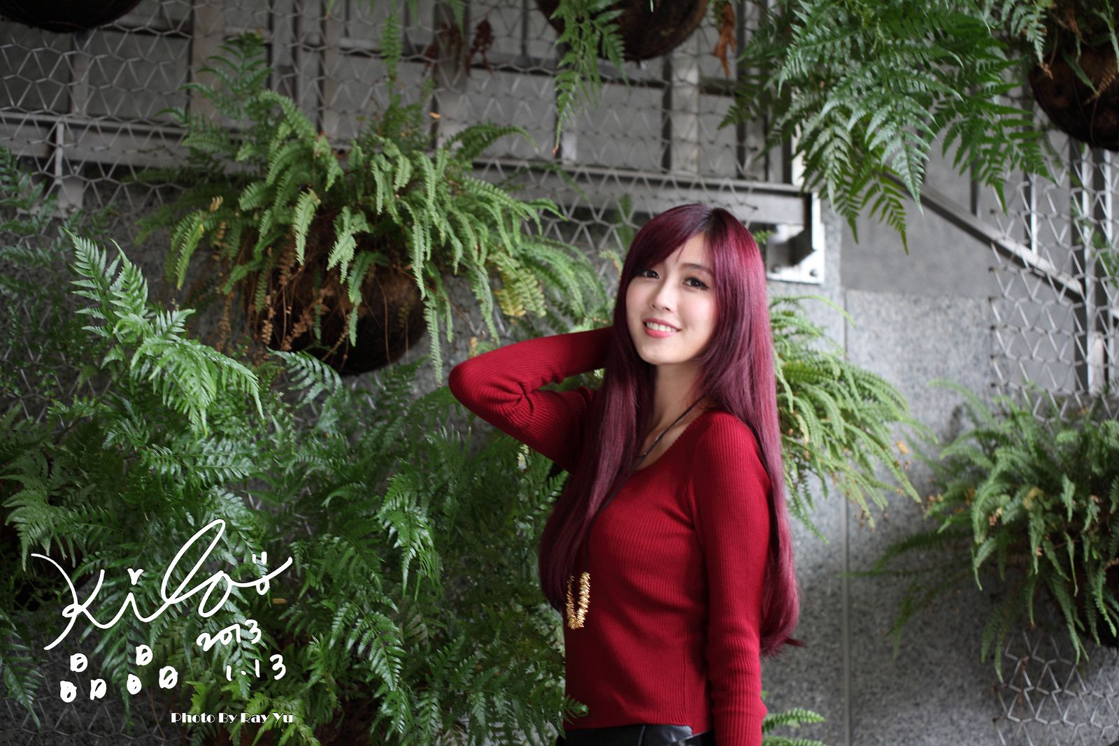 金允乔/Kila晶晶《黑丝套裙街拍》-图46