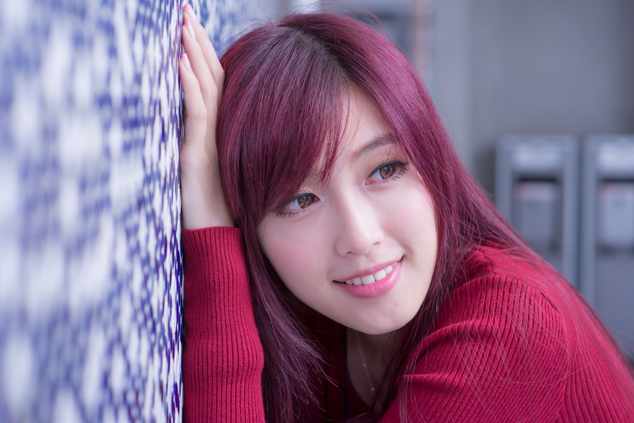 金允乔/Kila晶晶《黑丝套裙街拍》-图50