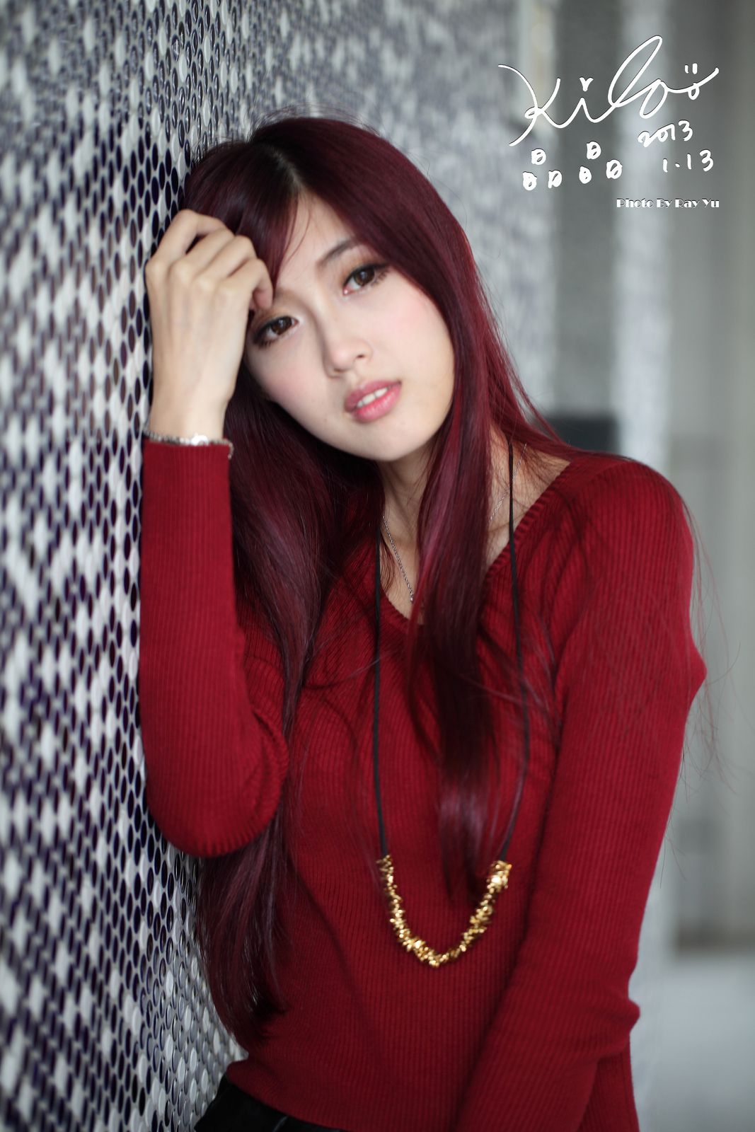 金允乔/Kila晶晶《黑丝套裙街拍》-图53