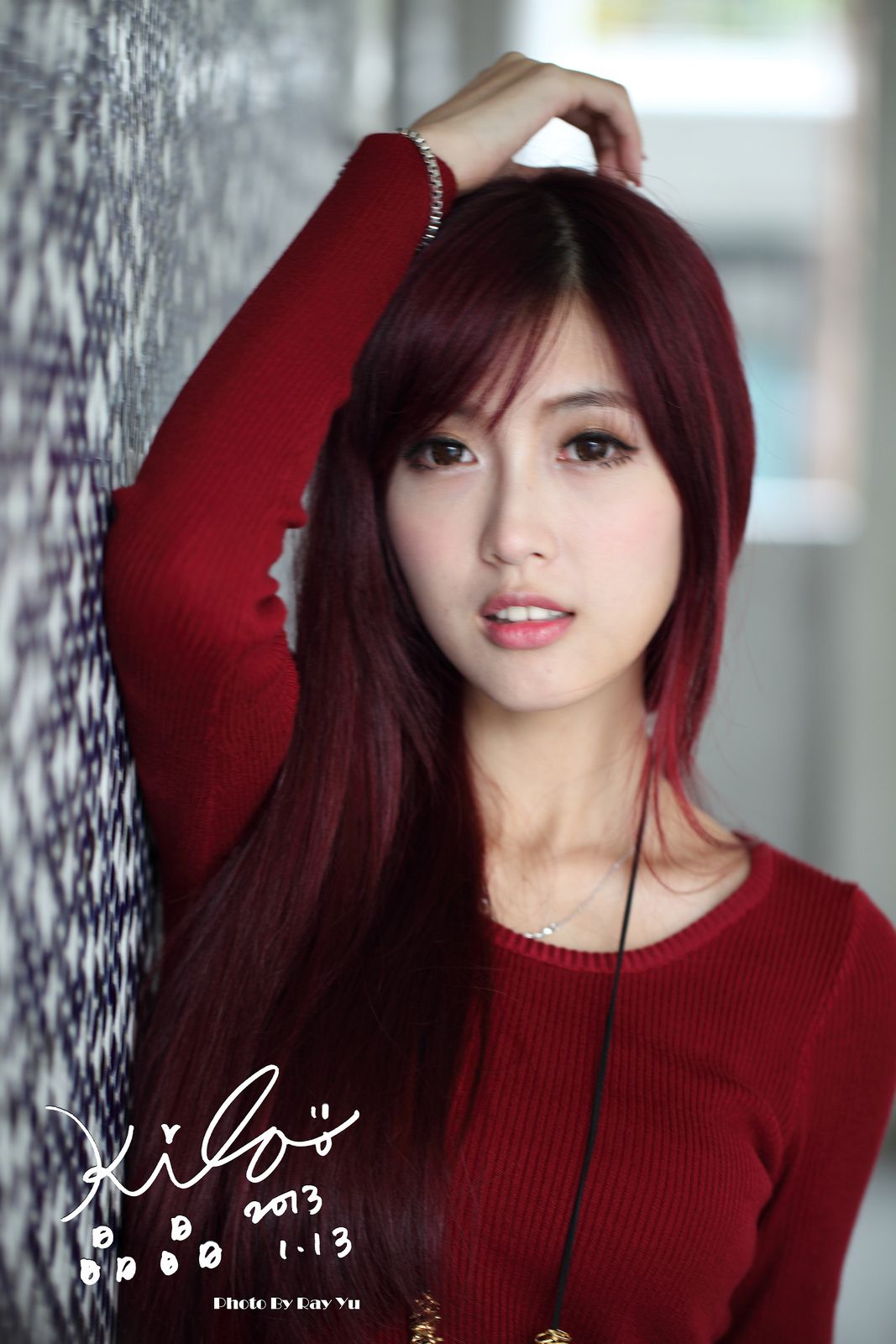 金允乔/Kila晶晶《黑丝套裙街拍》-图55