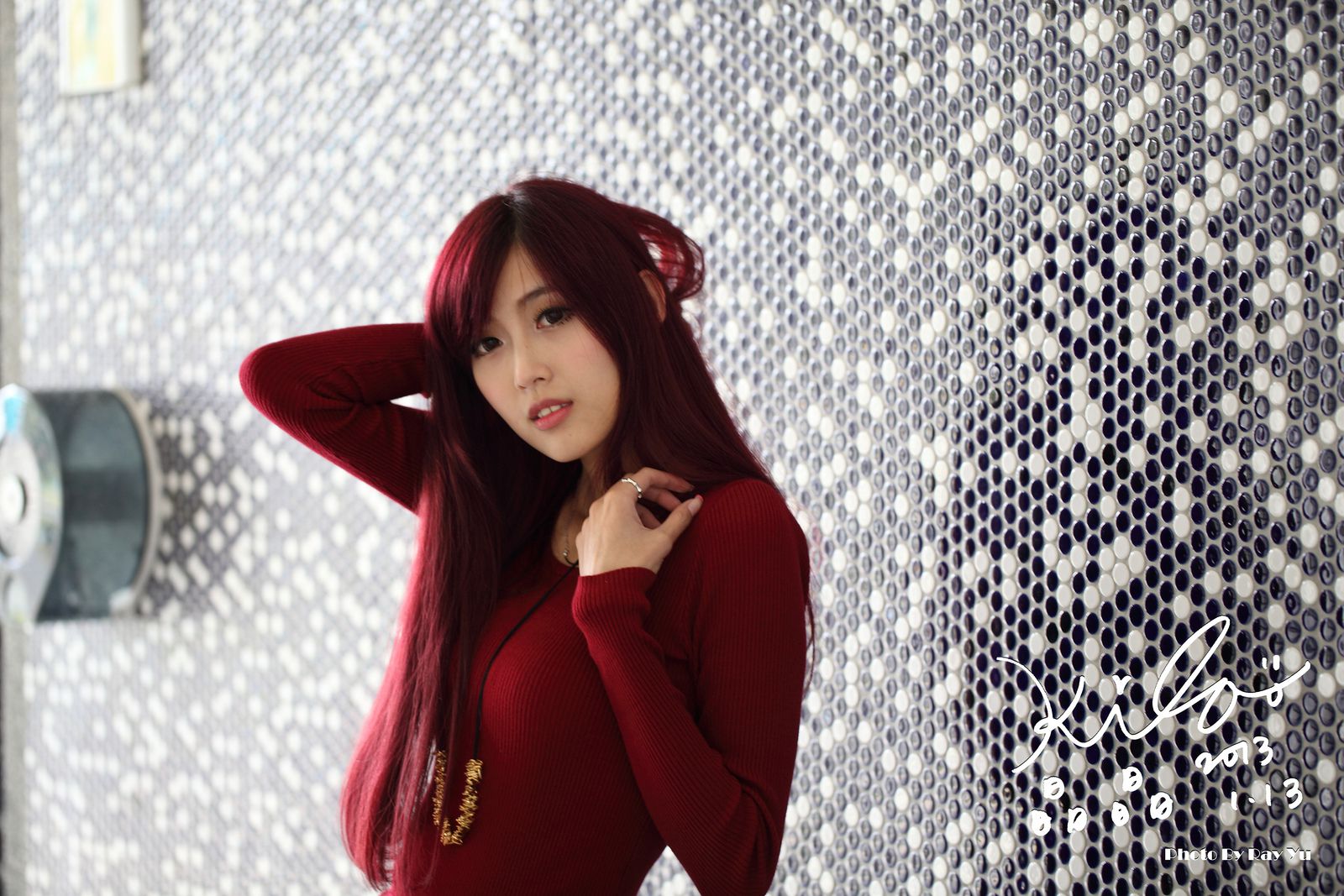 金允乔/Kila晶晶《黑丝套裙街拍》-图58