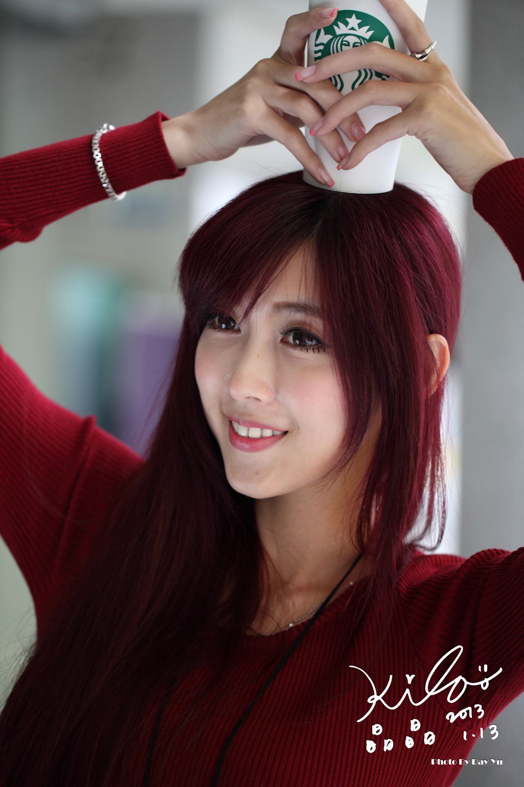 金允乔/Kila晶晶《黑丝套裙街拍》-图65