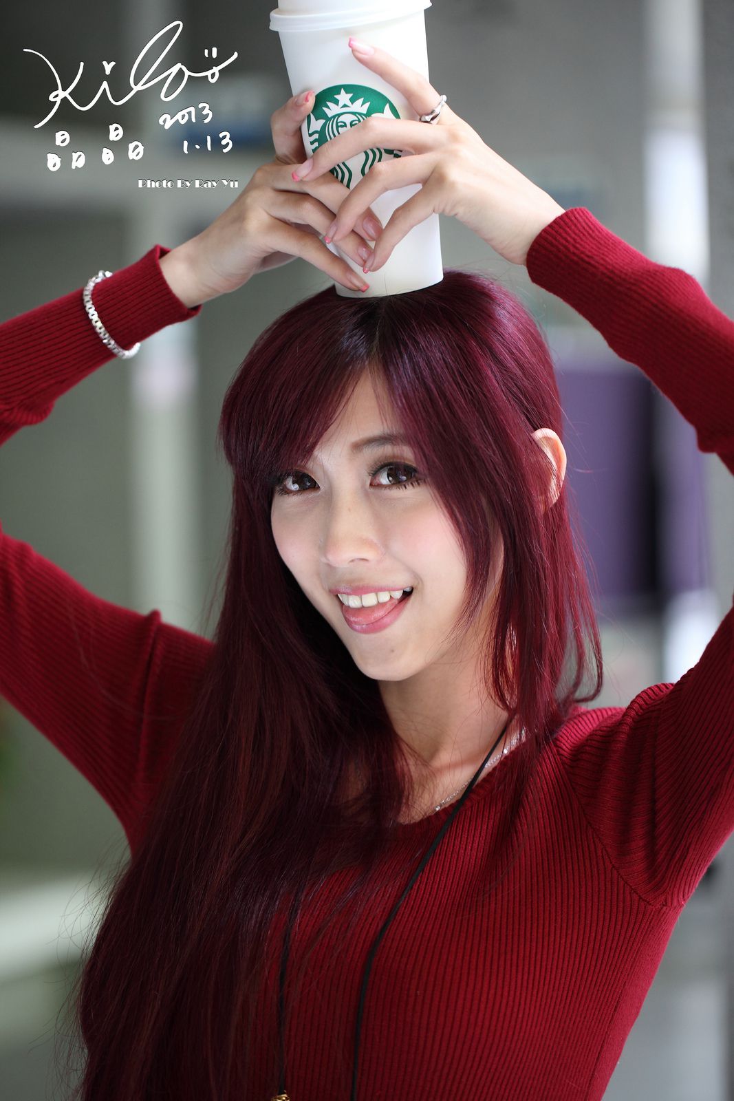 金允乔/Kila晶晶《黑丝套裙街拍》-图66