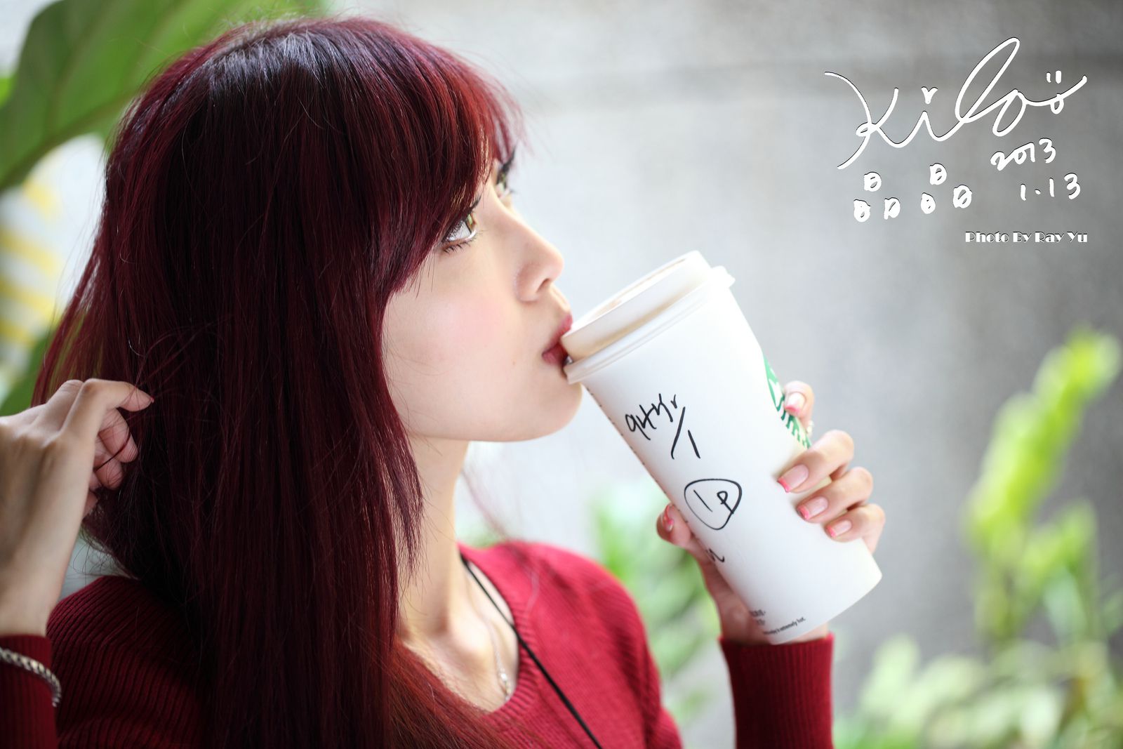 金允乔/Kila晶晶《黑丝套裙街拍》-图71