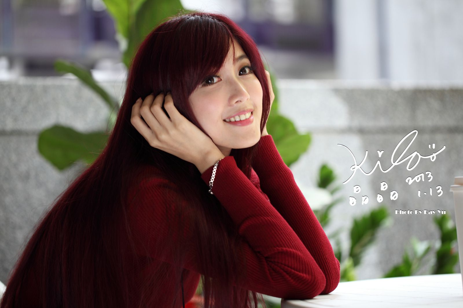 金允乔/Kila晶晶《黑丝套裙街拍》-图75