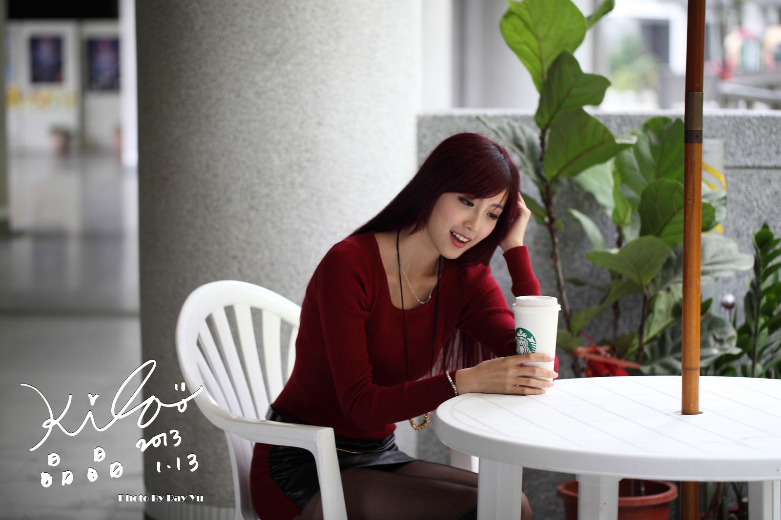 金允乔/Kila晶晶《黑丝套裙街拍》-图78